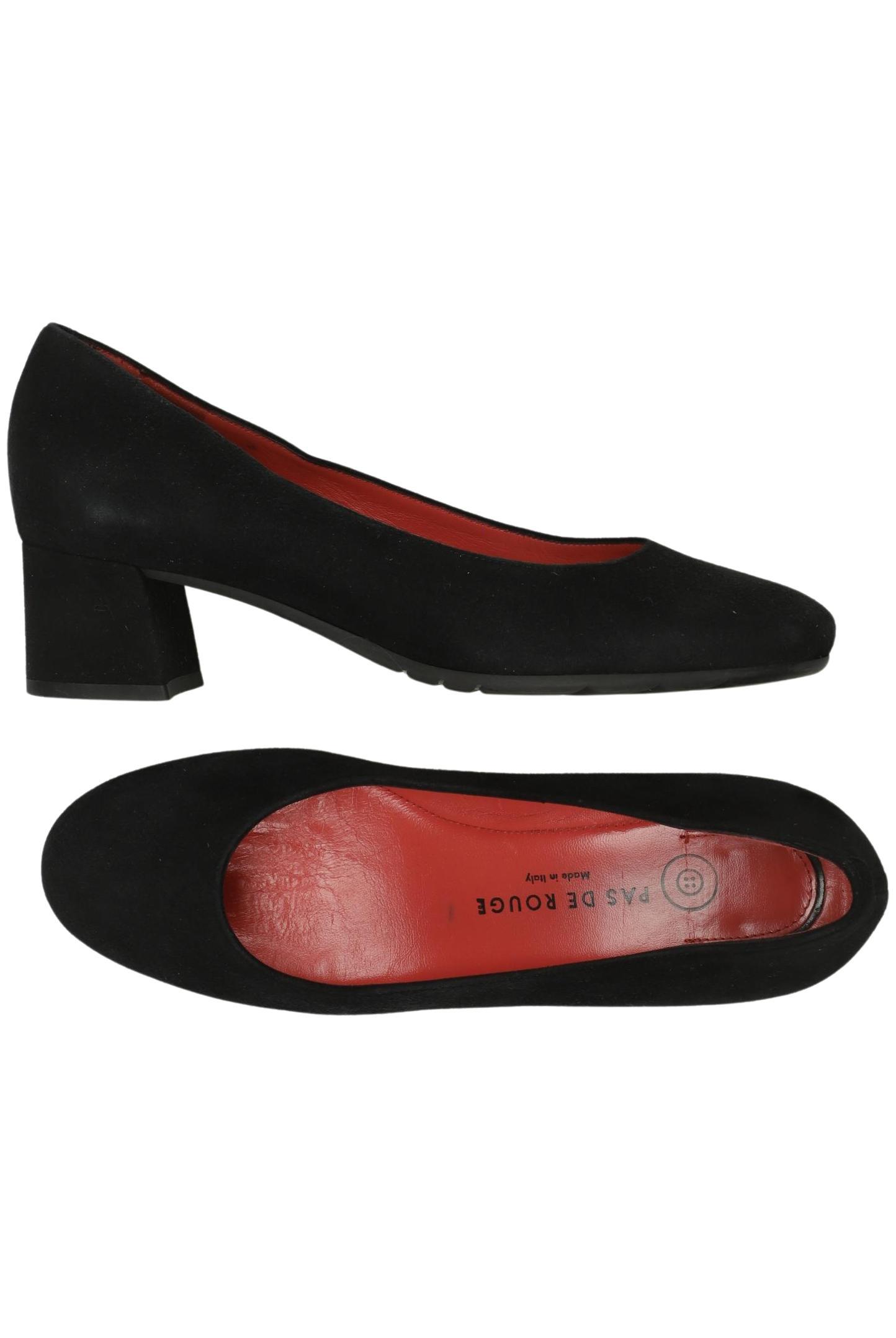 

pas de rouge Damen Pumps, schwarz, Gr. 38