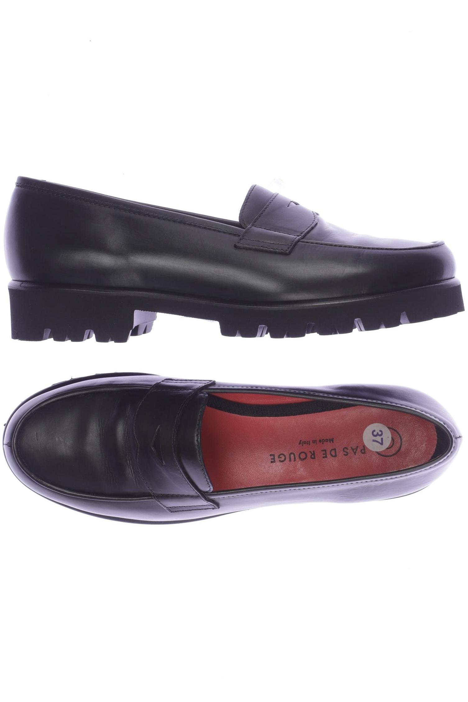 

pas de rouge Damen Halbschuh, schwarz, Gr. 37