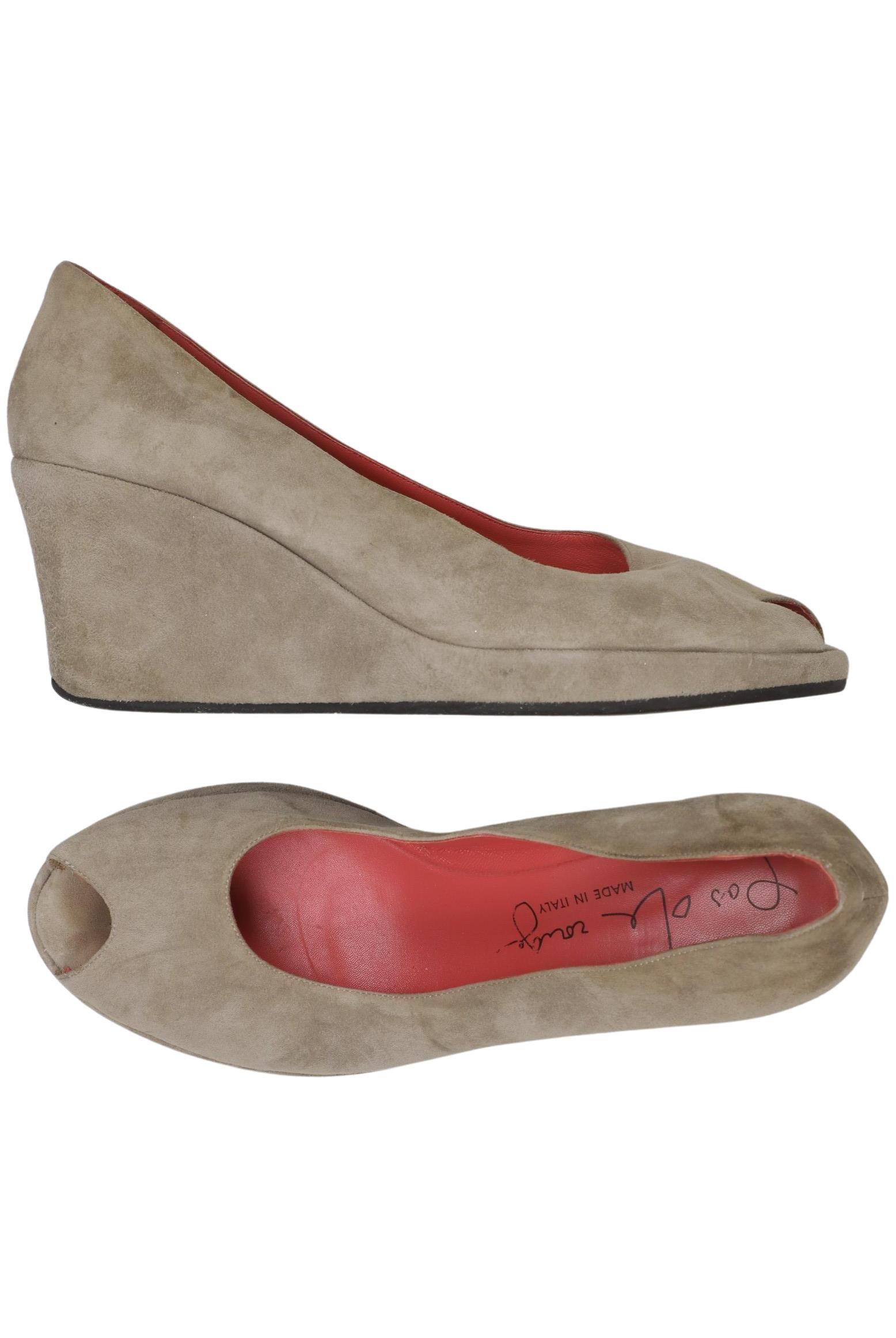 

pas de rouge Damen Pumps, beige, Gr. 39.5