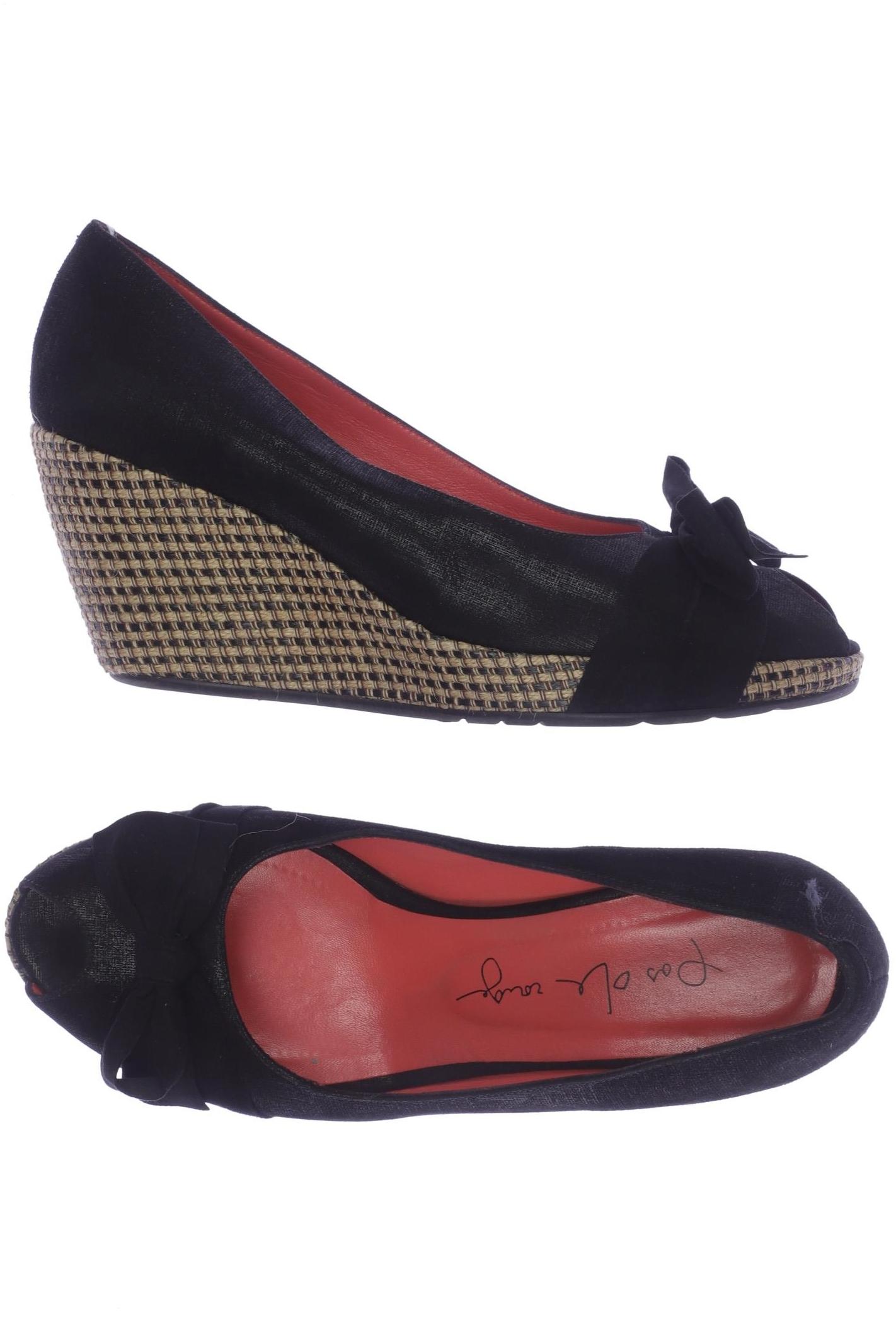 

pas de rouge Damen Pumps, schwarz, Gr. 41