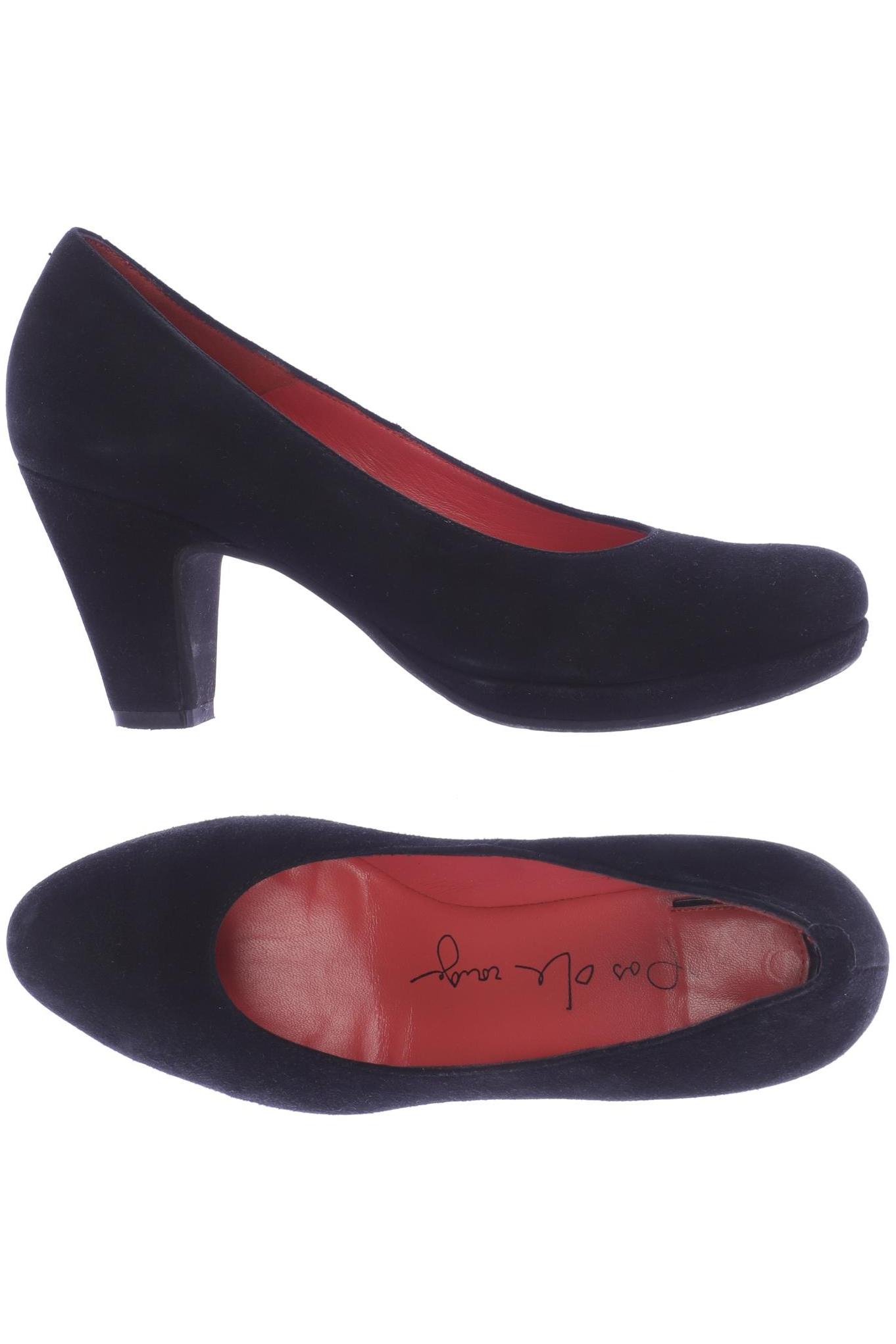 

pas de rouge Damen Pumps, schwarz, Gr. 36