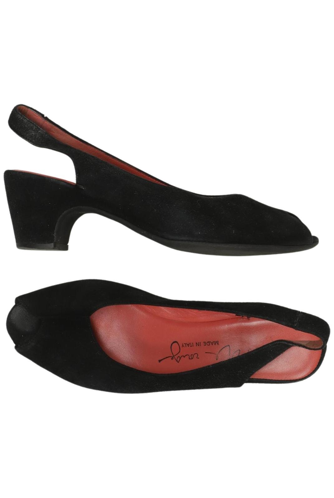 

pas de rouge Damen Sandale, schwarz, Gr. 39