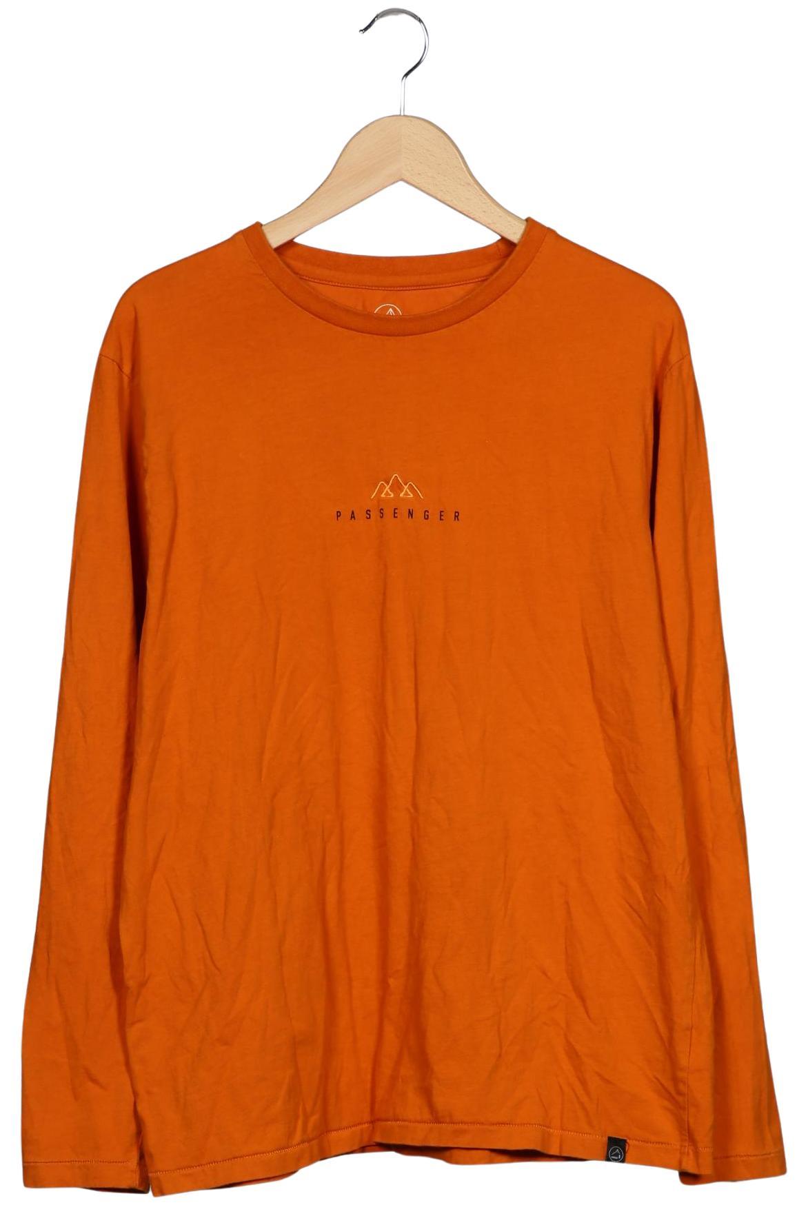 Thumbnail - Passenger Herren Langarmshirt, orange, Gr. 52