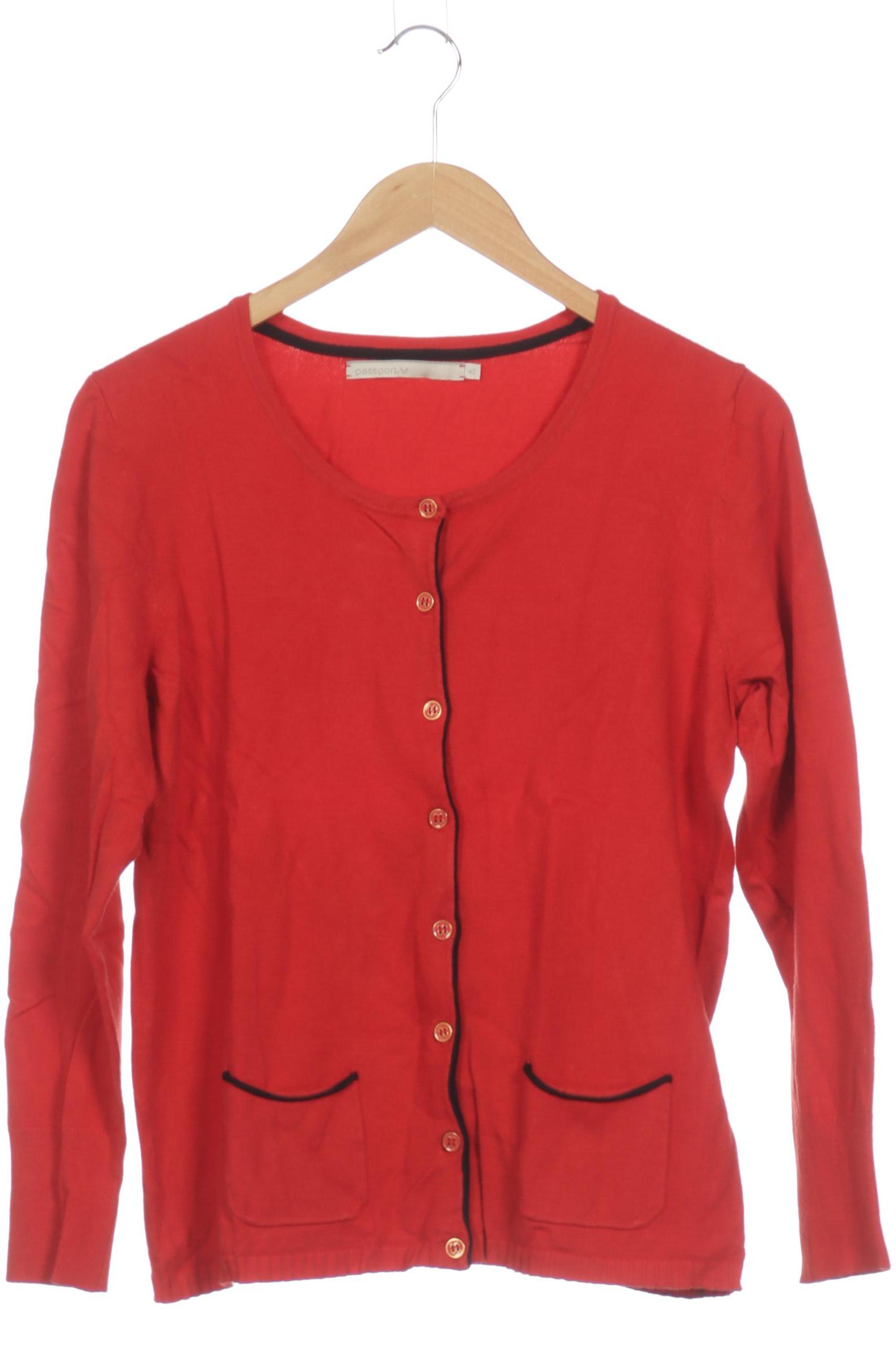 

passport Damen Strickjacke, rot, Gr. 40