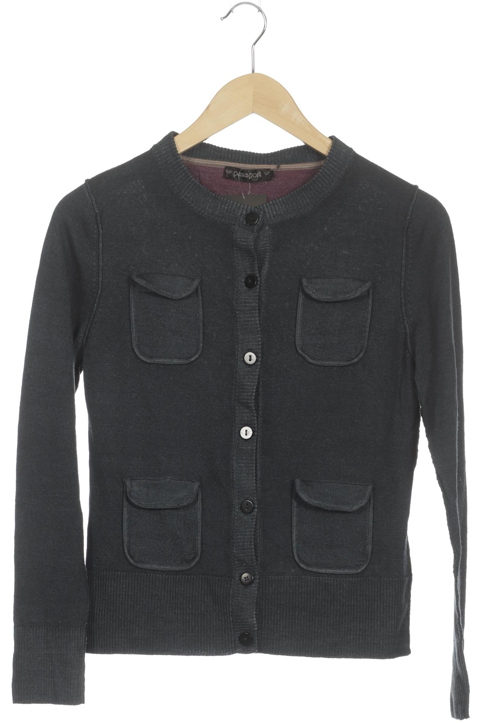 

passport Damen Strickjacke, grau, Gr. 36