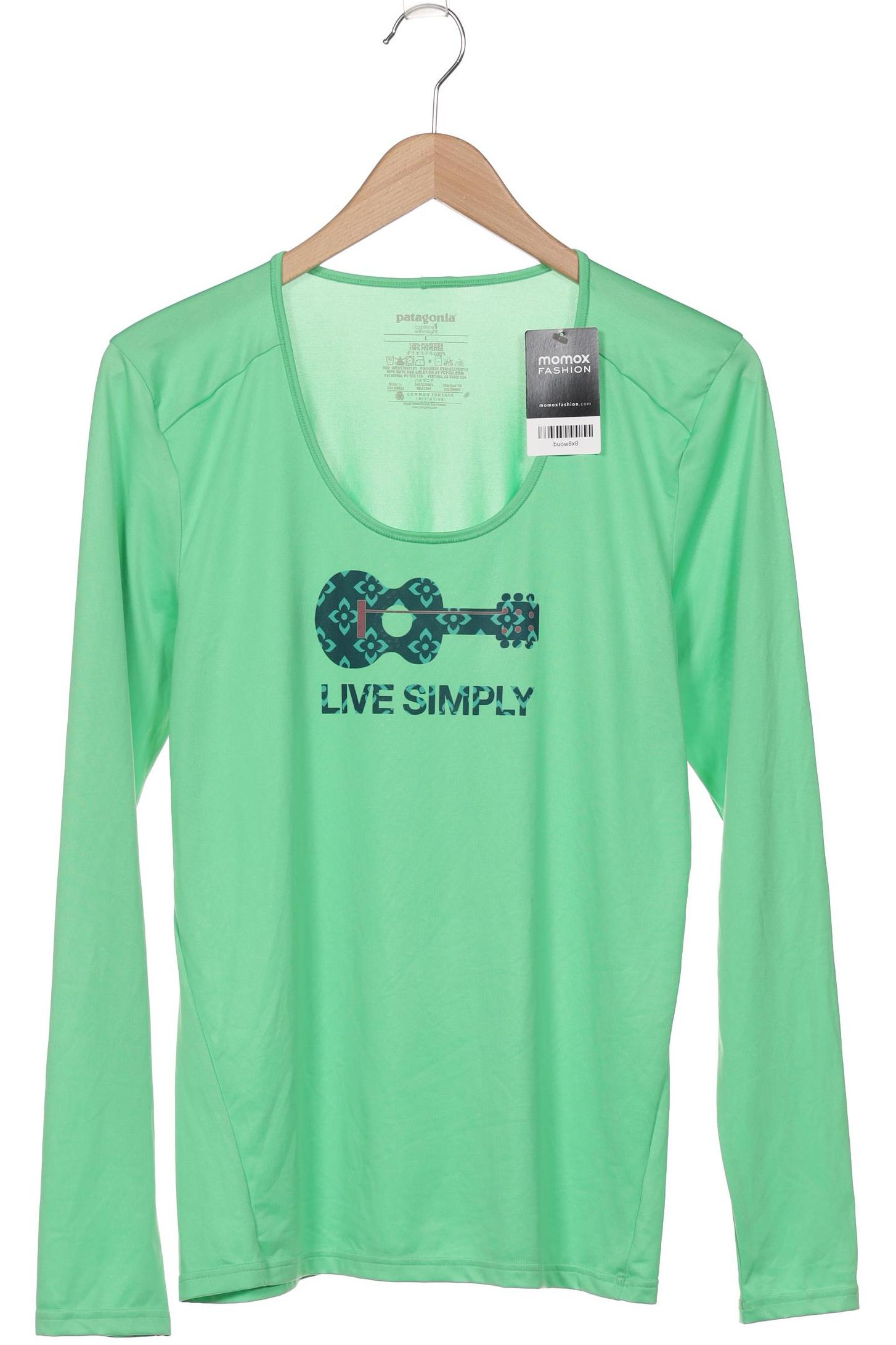 

patagonia Damen Langarmshirt, grün, Gr. 42