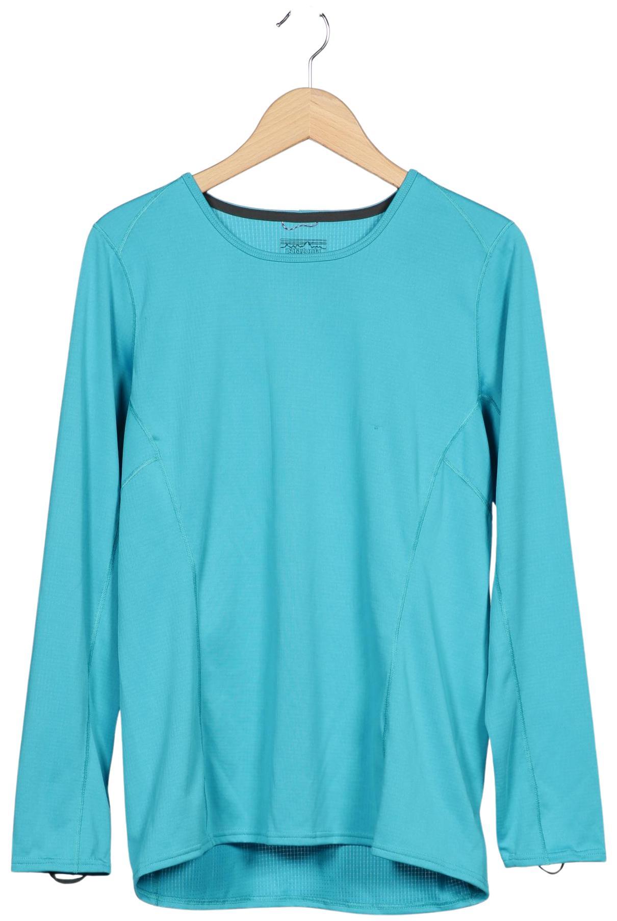 

patagonia Damen Langarmshirt, türkis, Gr. 42