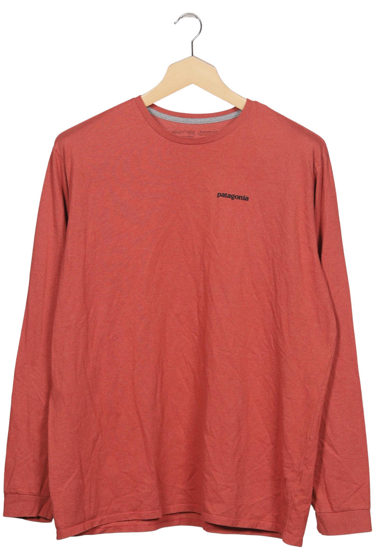 

patagonia Herren Langarmshirt, rot, Gr. 56