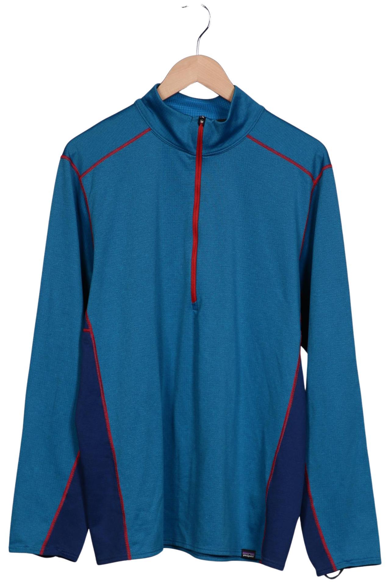 

patagonia Herren Langarmshirt, blau, Gr. 54