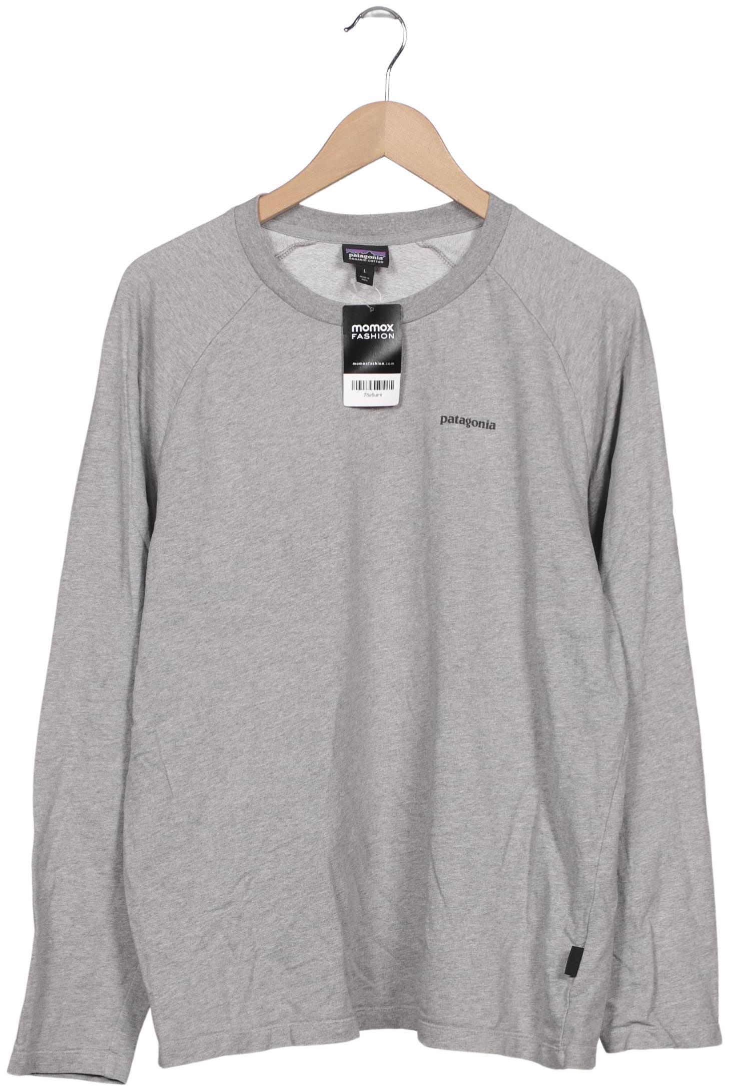 

patagonia Herren Langarmshirt, grau, Gr. 52