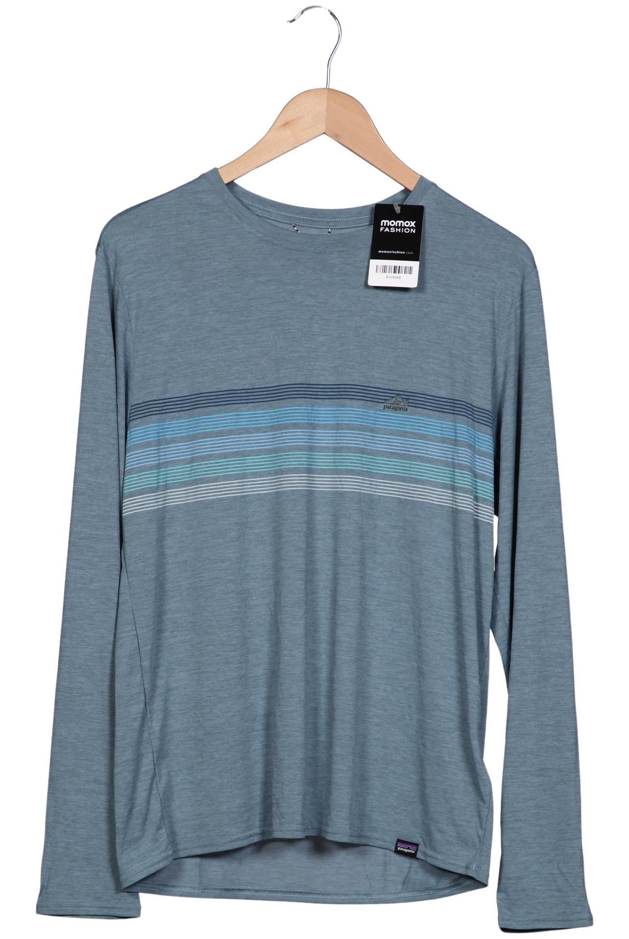 

patagonia Herren Langarmshirt, blau, Gr. 48