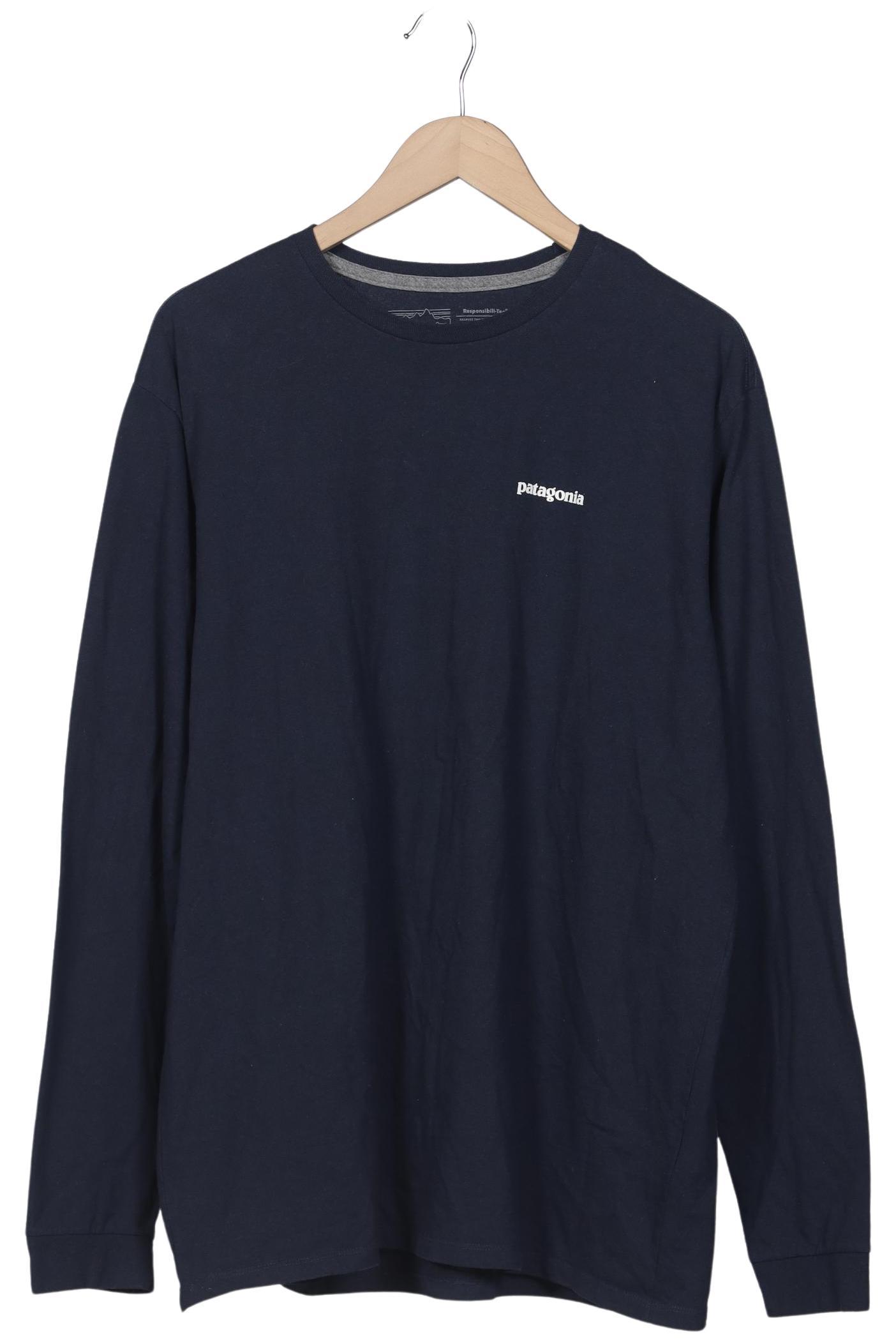 

patagonia Herren Langarmshirt, marineblau, Gr. 54
