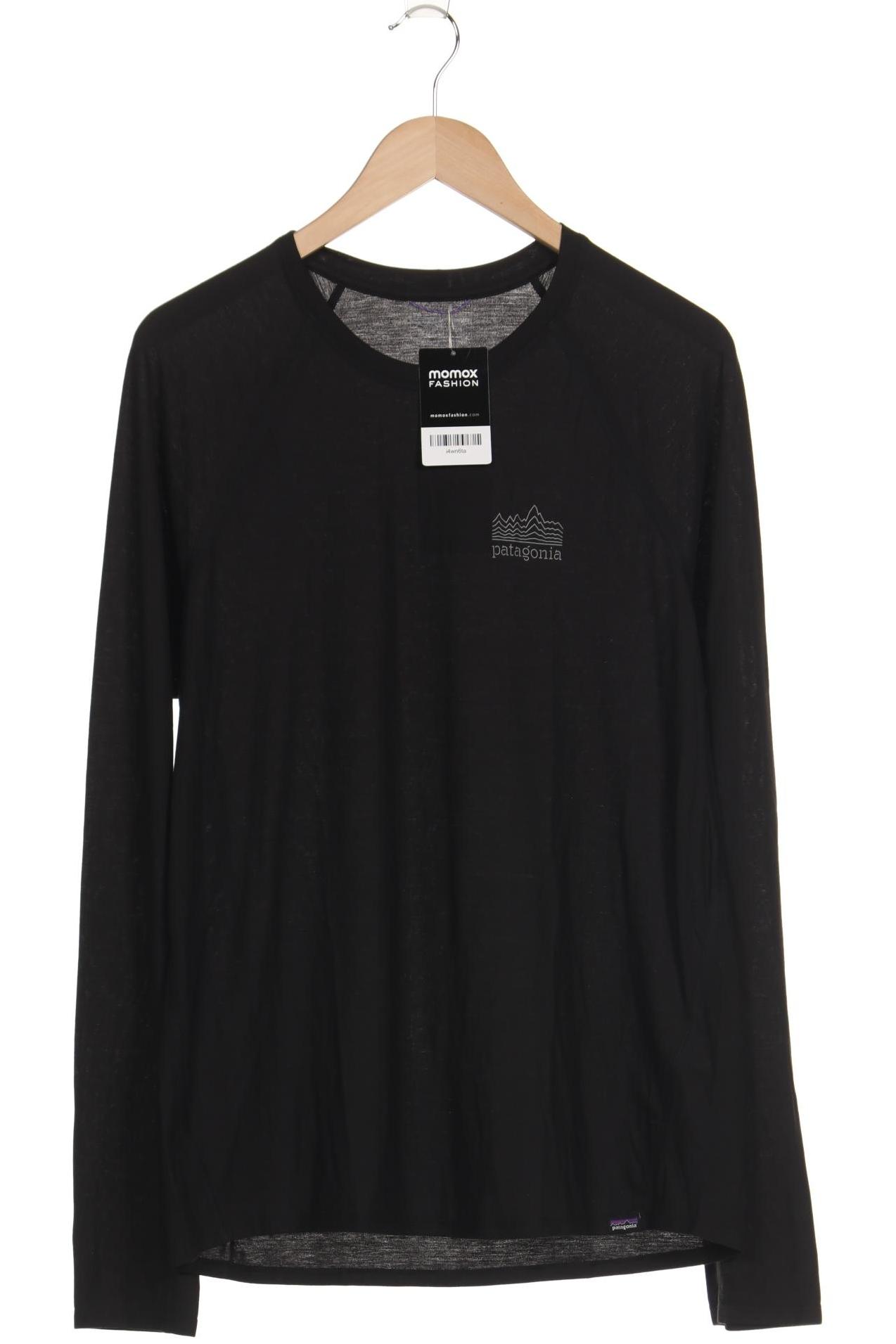 

patagonia Herren Langarmshirt, schwarz, Gr. 48