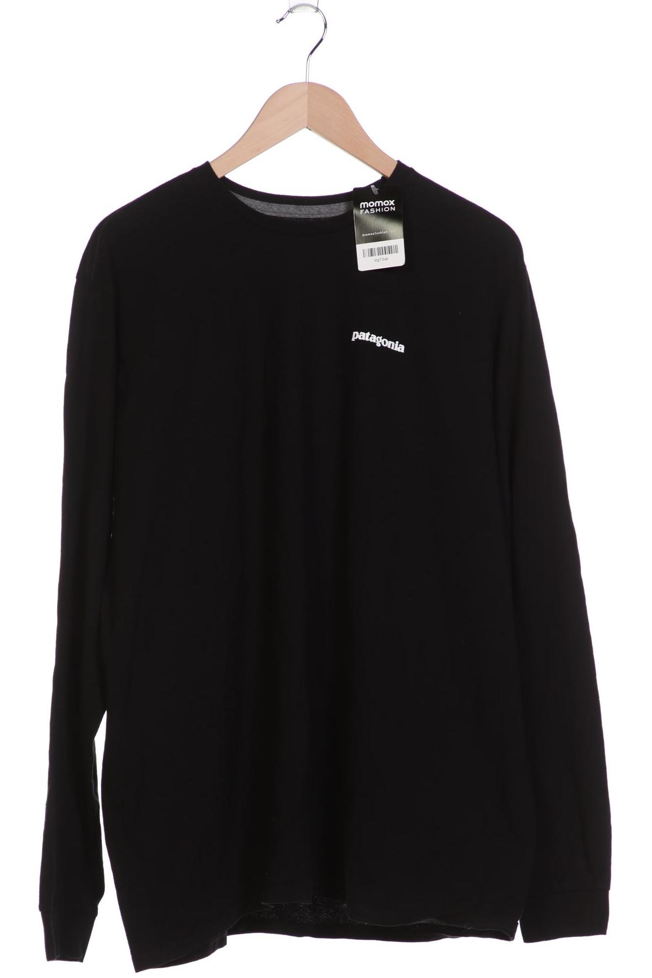 

patagonia Herren Langarmshirt, schwarz, Gr. 54