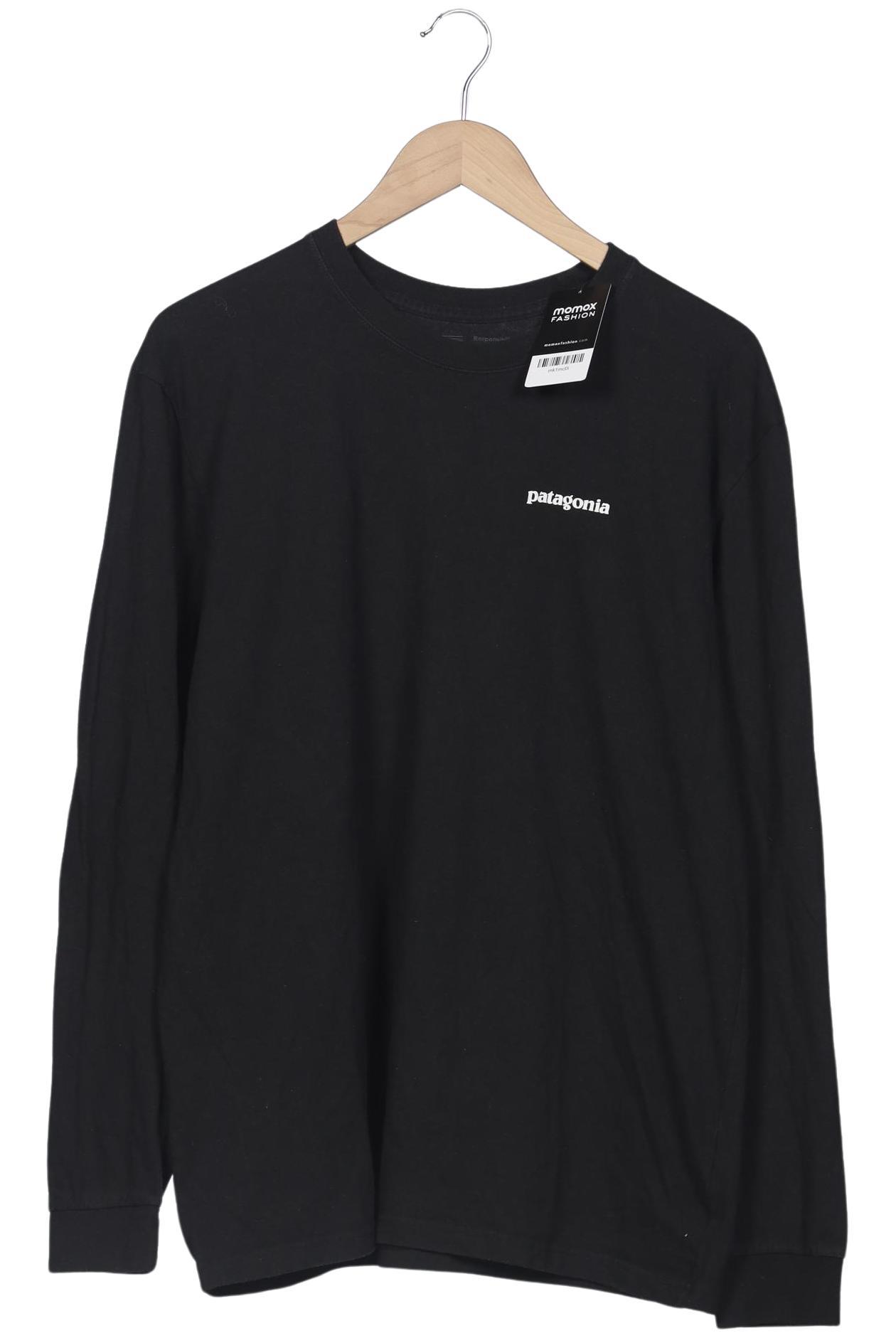 

patagonia Herren Langarmshirt, schwarz, Gr. 52