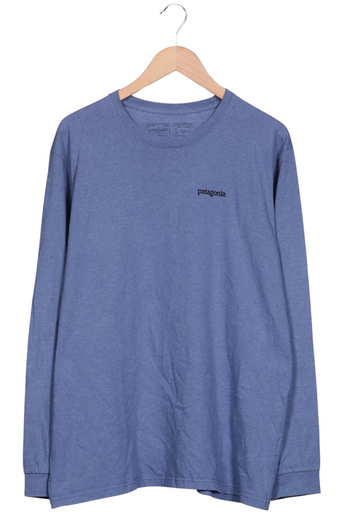

patagonia Herren Langarmshirt, blau, Gr. 54
