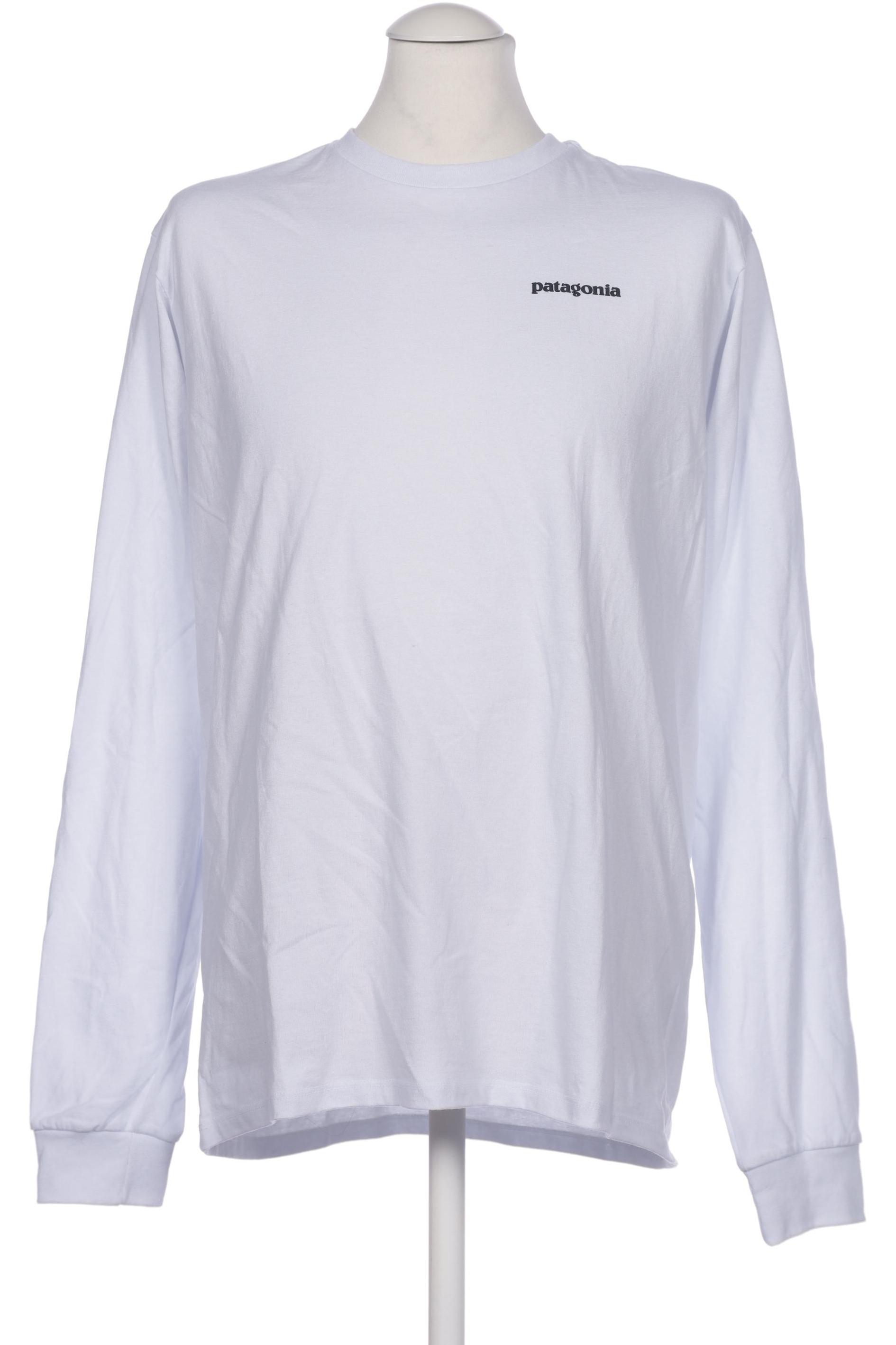 

patagonia Herren Langarmshirt, weiß, Gr. 48