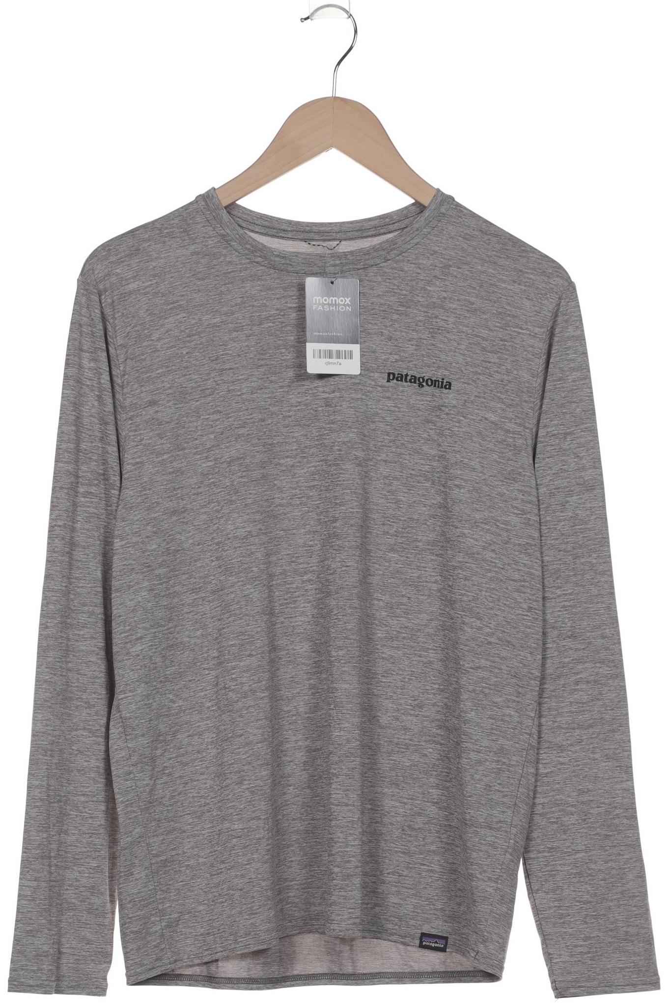 

patagonia Herren Langarmshirt, grau, Gr. 48