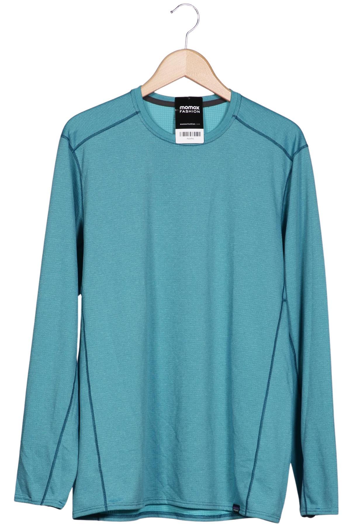 

patagonia Herren Langarmshirt, türkis, Gr. 54