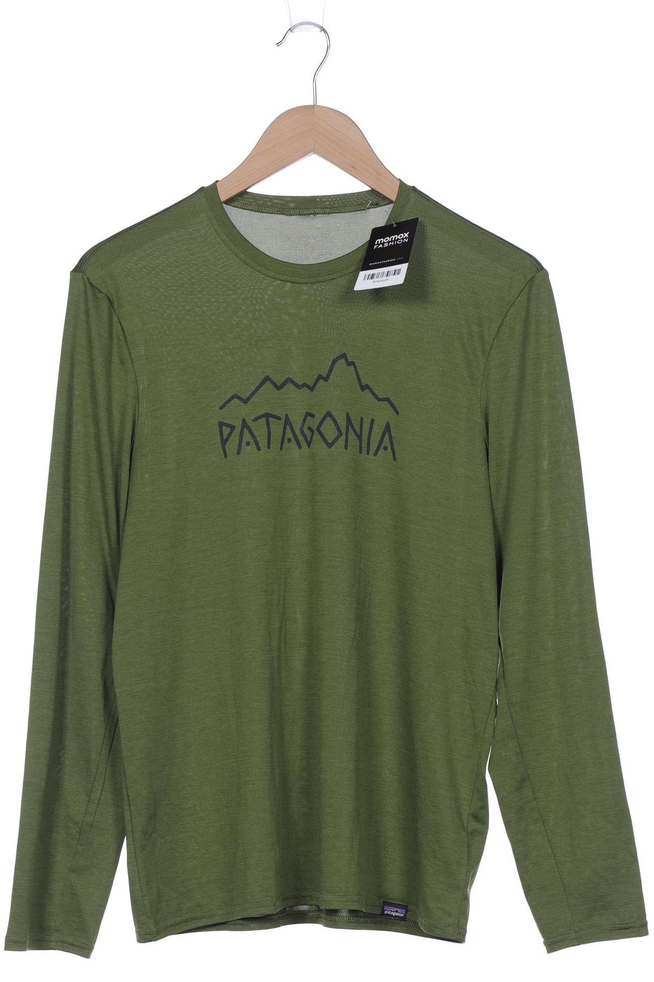 

patagonia Herren Langarmshirt, grün, Gr. 48