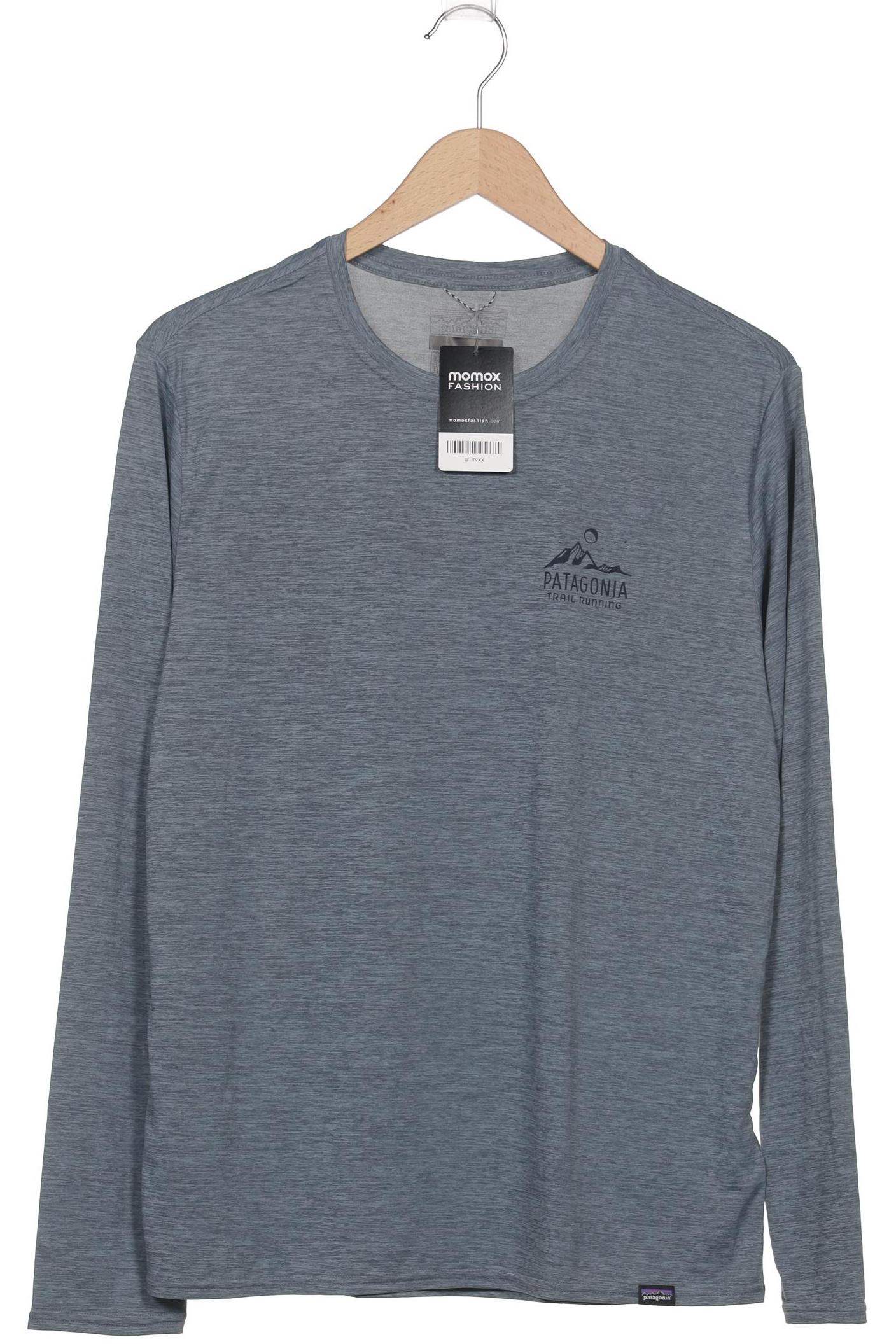 

patagonia Herren Langarmshirt, blau, Gr. 48