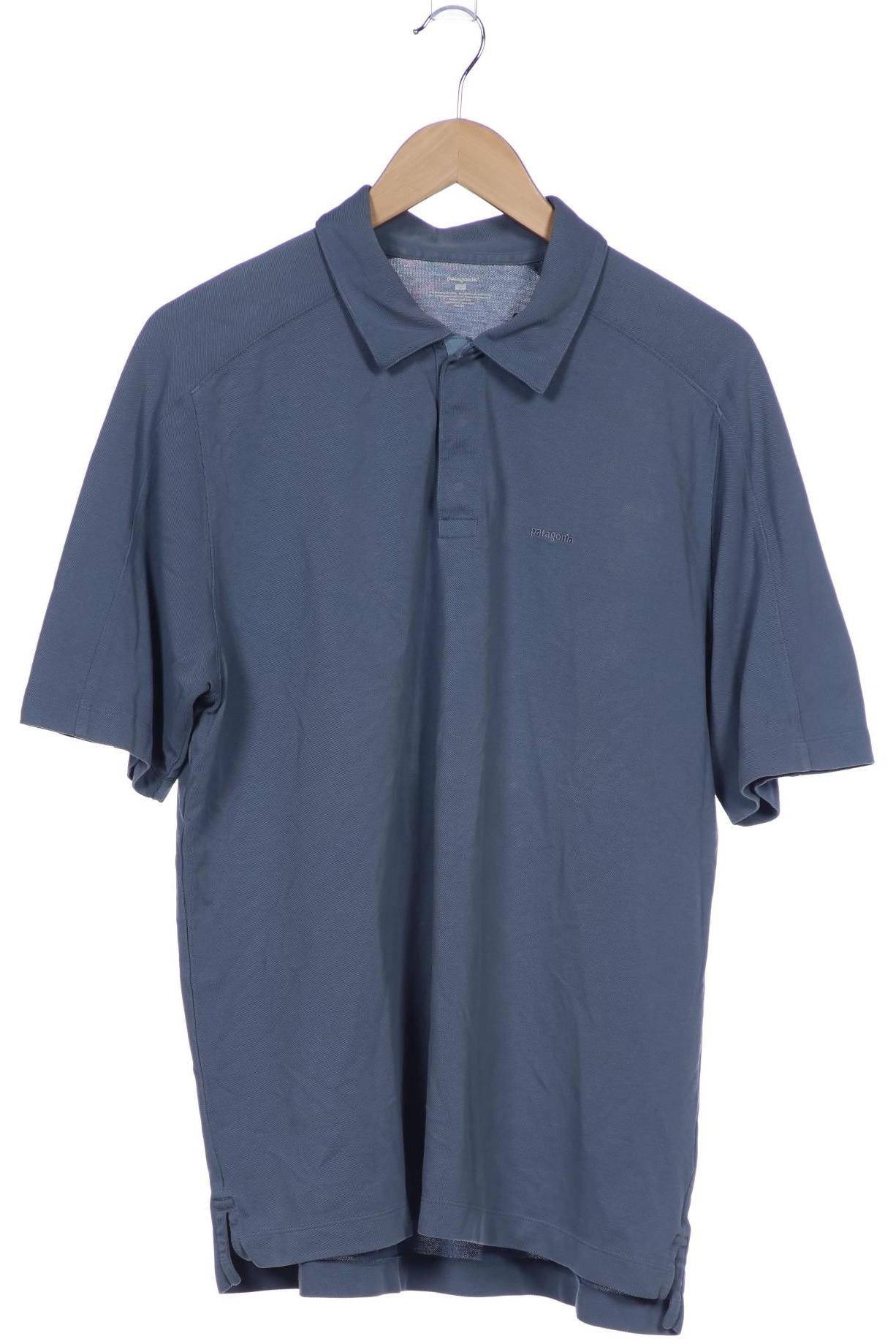 

patagonia Herren Poloshirt, blau, Gr. 52