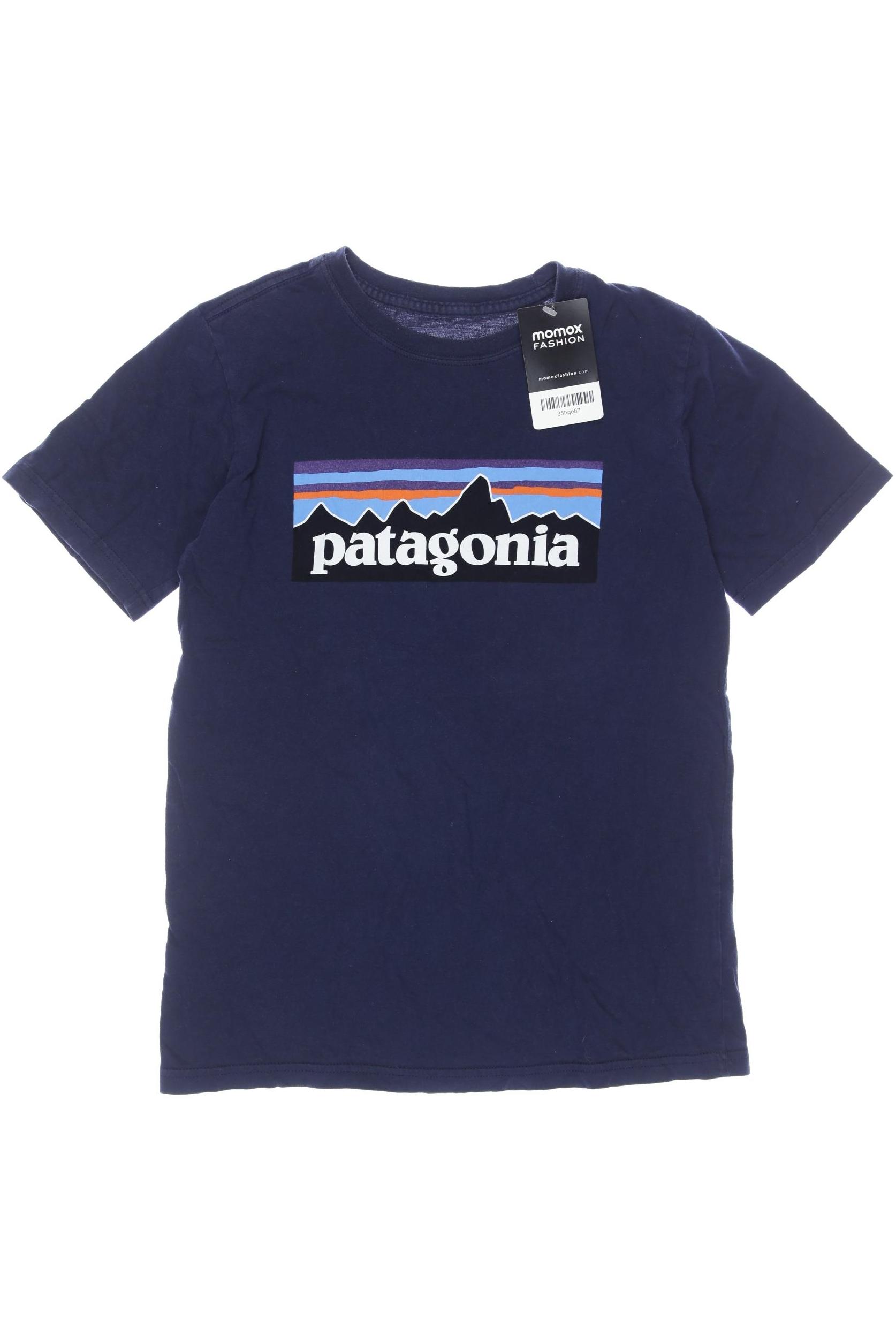 

patagonia Jungen T-Shirt, marineblau, Gr. 158