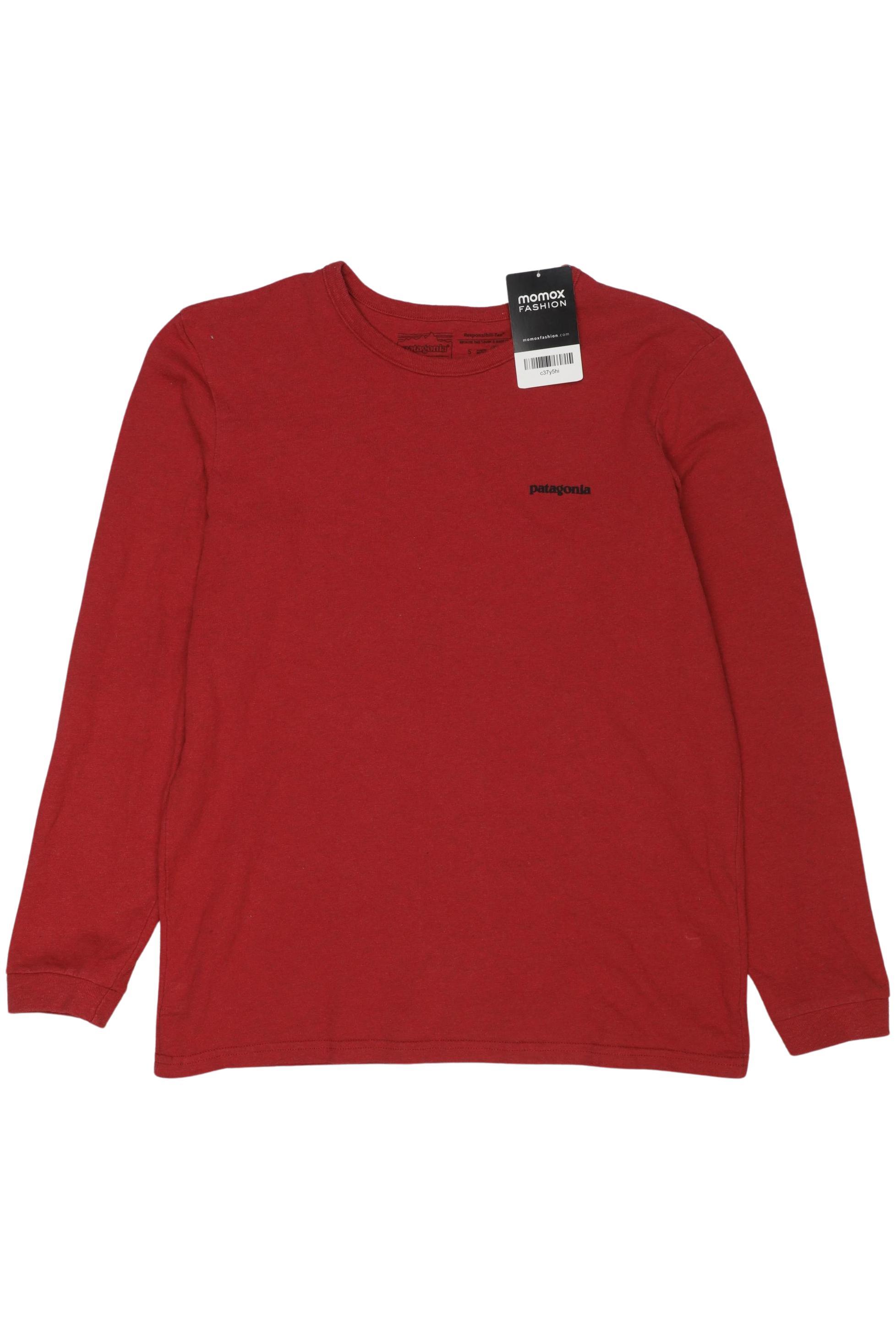 

patagonia Mädchen Langarmshirt, rot, Gr. 134