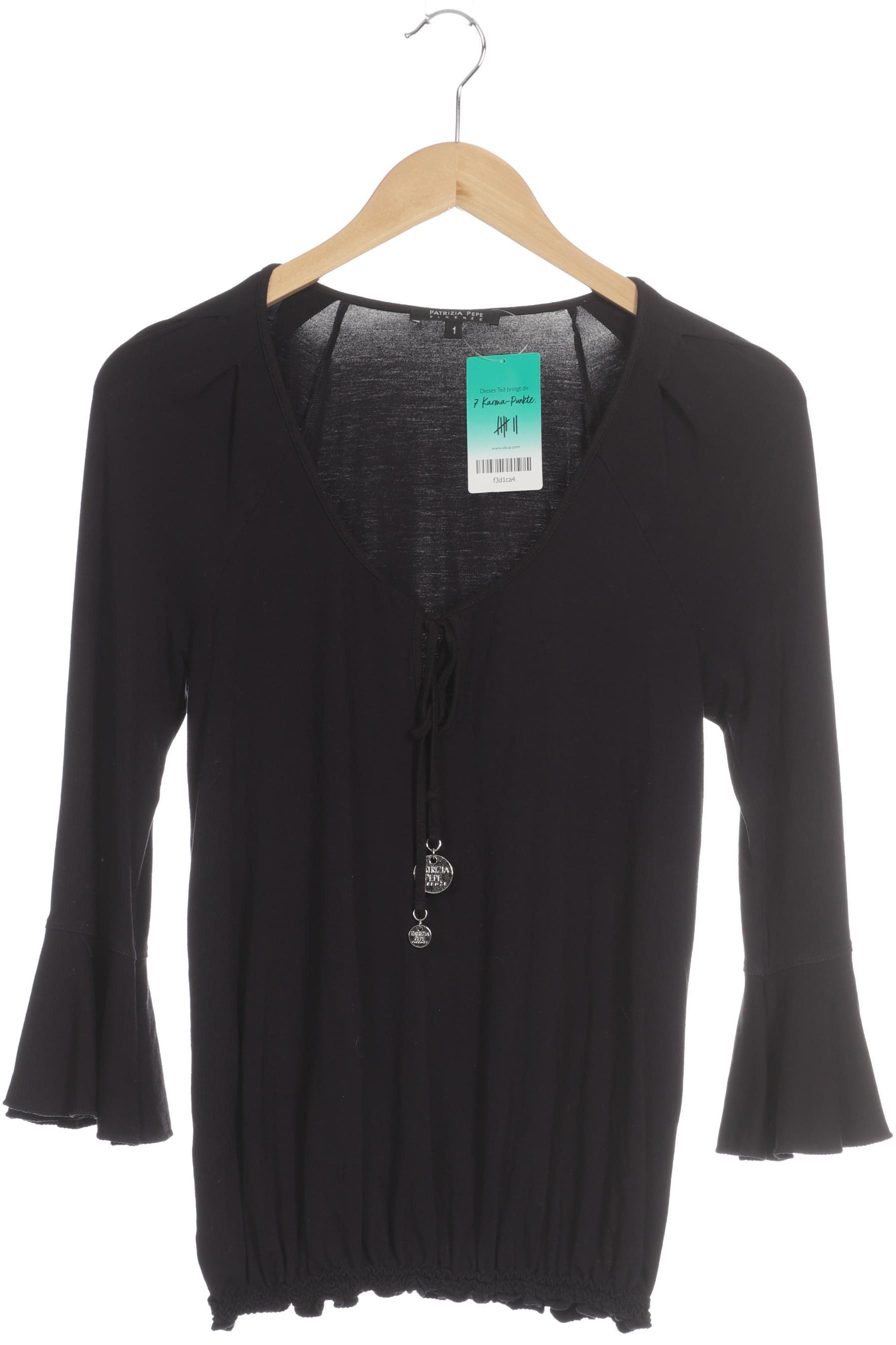 

Patrizia Pepe Damen Bluse, schwarz, Gr.