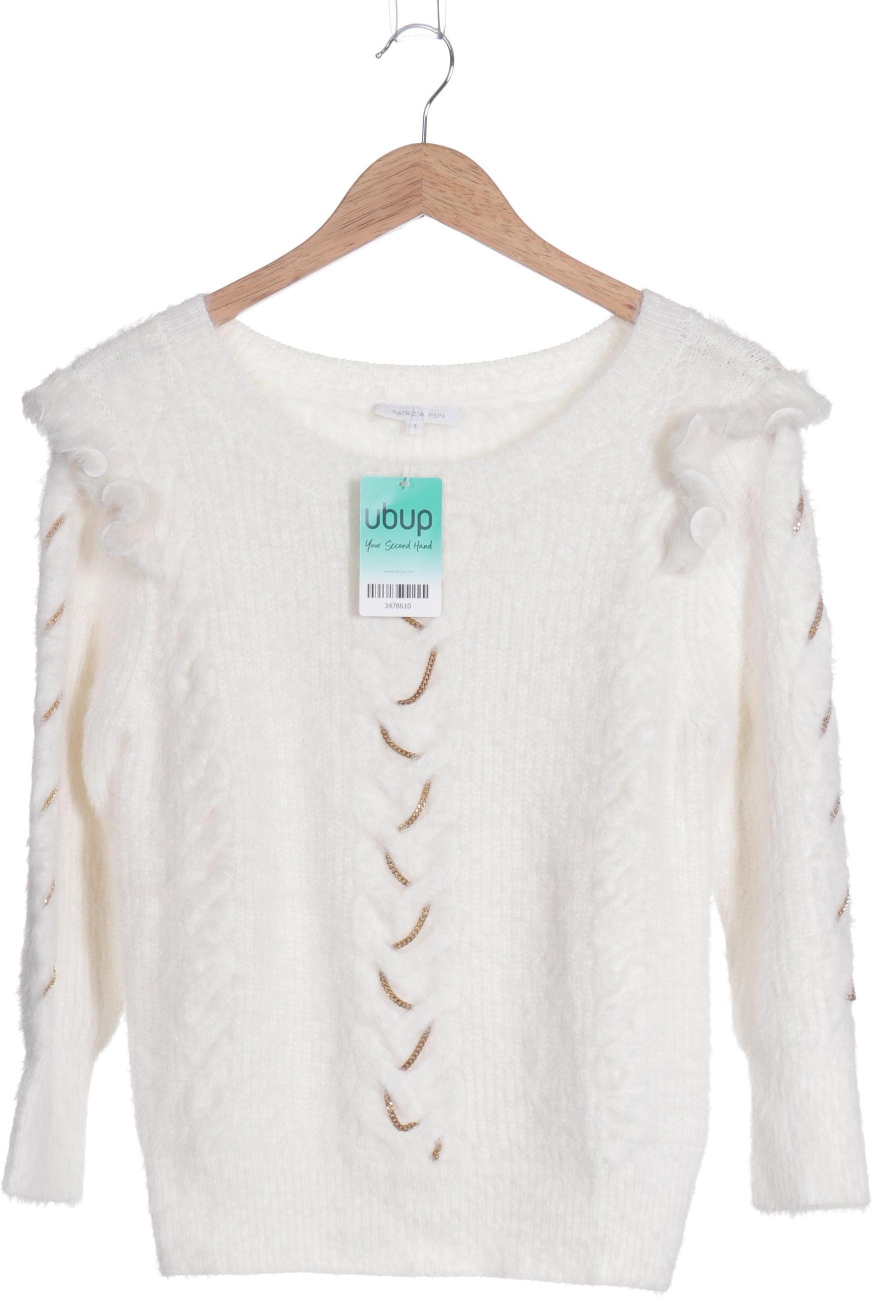 

Patrizia Pepe Damen Pullover, weiß, Gr.