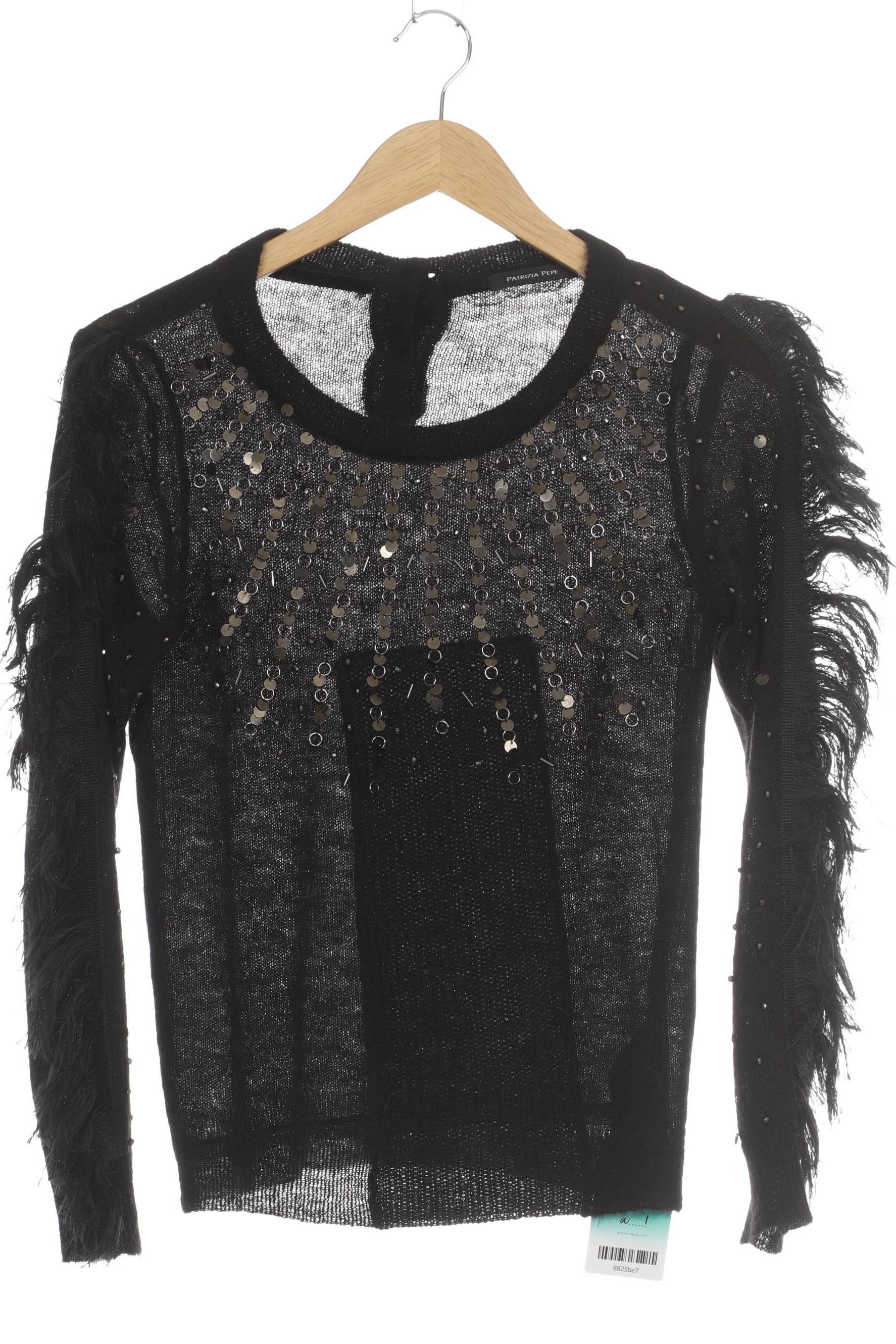 

Patrizia Pepe Damen Pullover, schwarz, Gr.