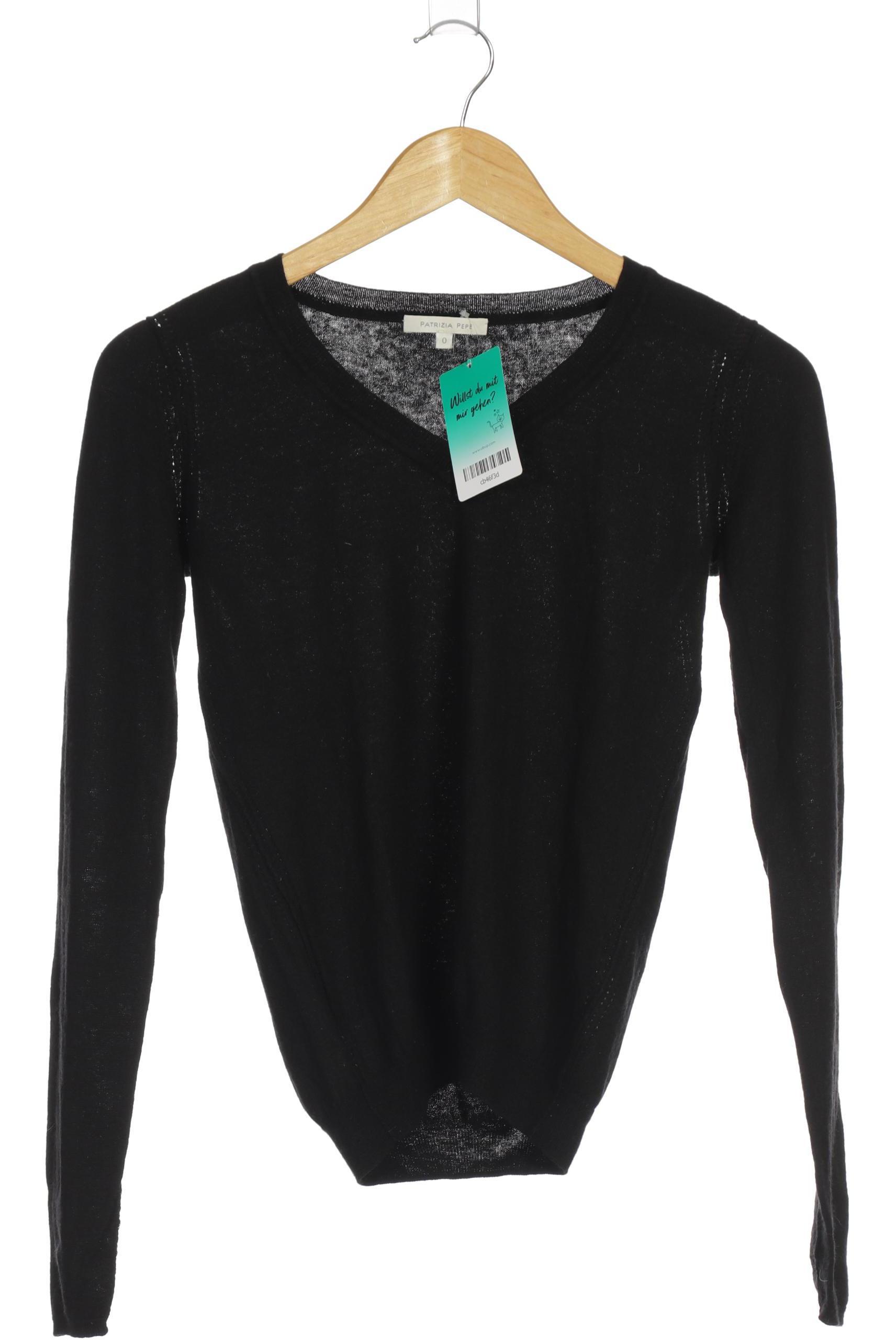 

Patrizia Pepe Damen Pullover, schwarz, Gr.