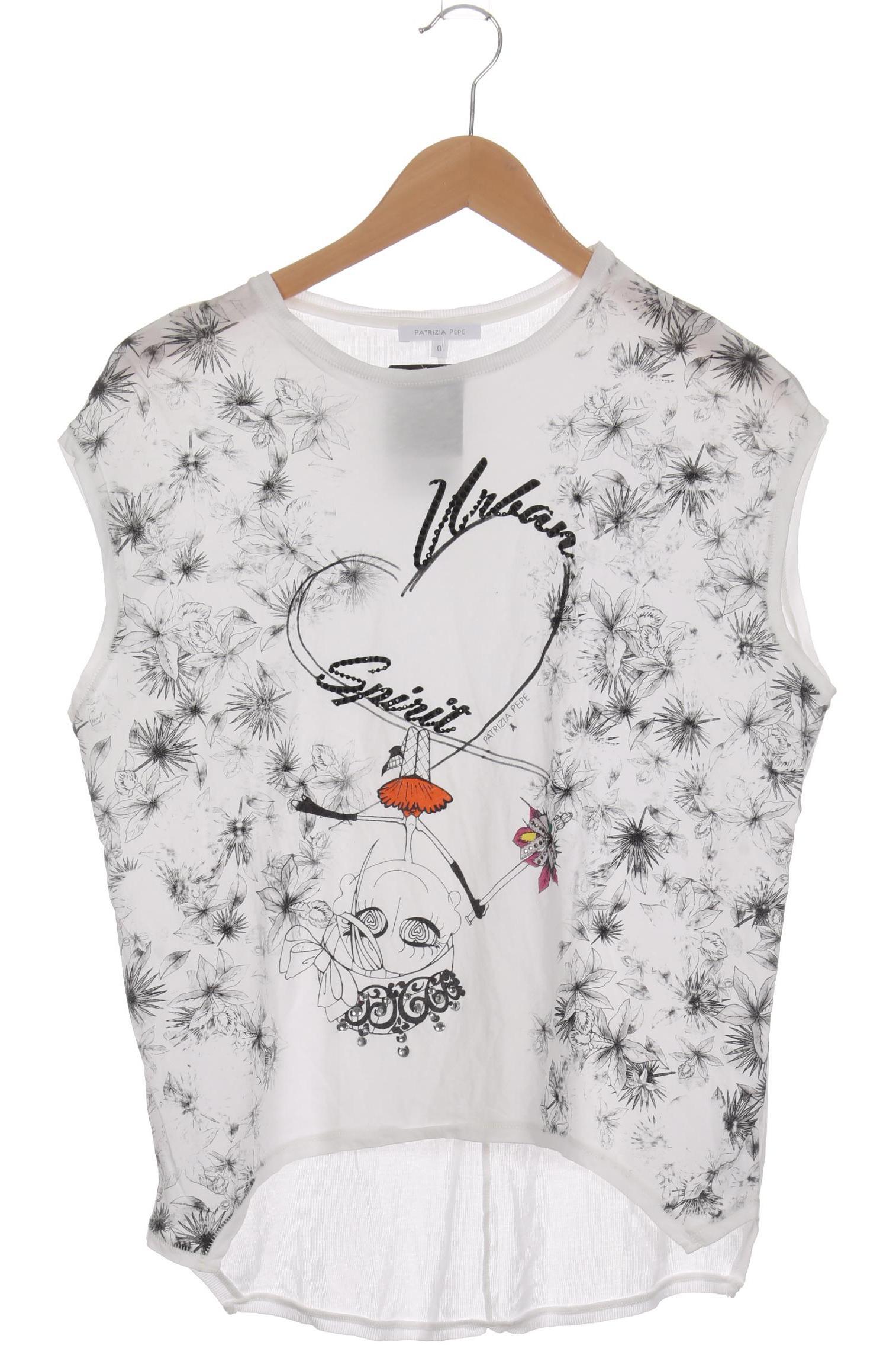 

Patrizia Pepe Damen Top, weiß, Gr.