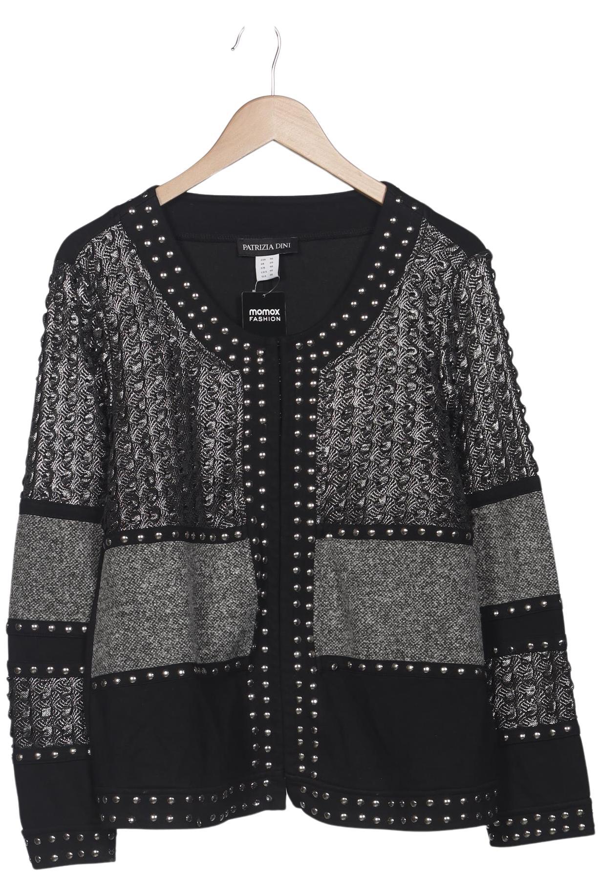 

Patrizia Dini by heine Damen Strickjacke, schwarz, Gr. 46