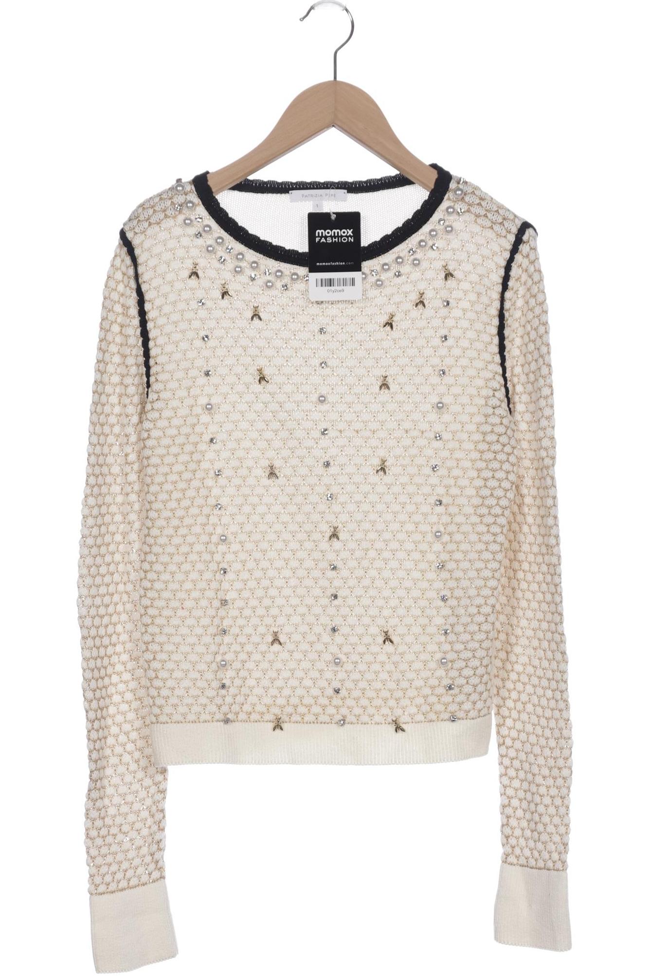

Patrizia Pepe Damen Pullover, cremeweiß, Gr. 34