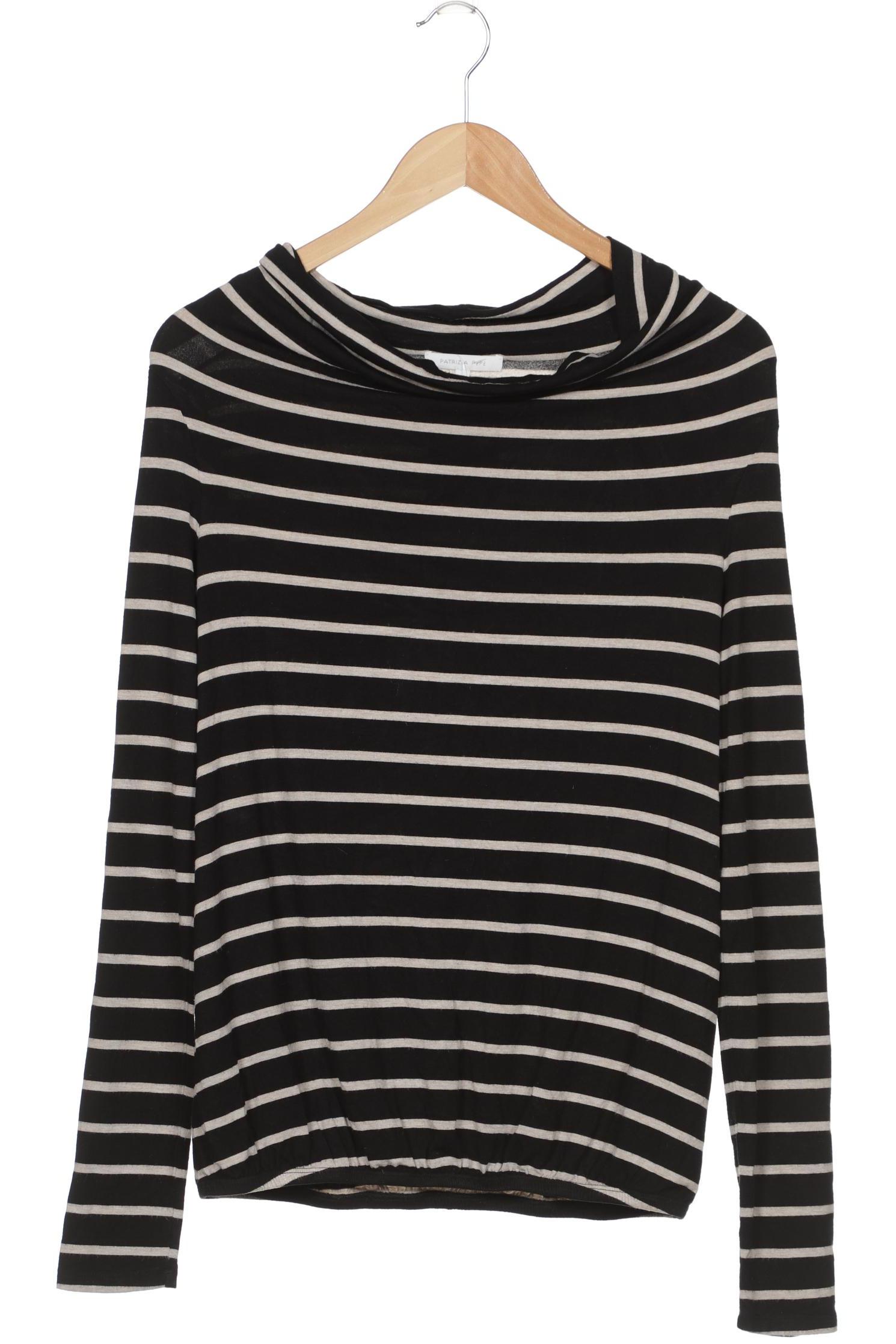

Patrizia Pepe Damen Langarmshirt, schwarz, Gr. 32