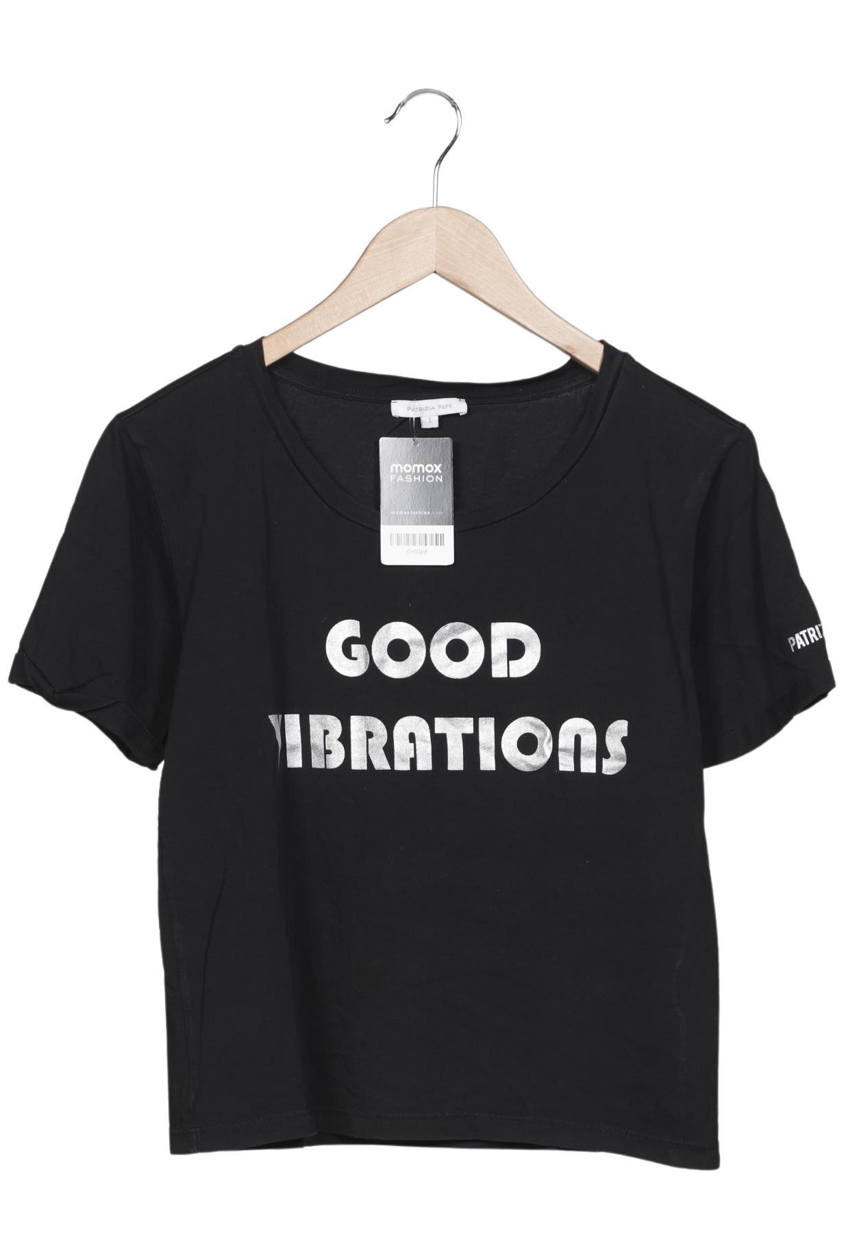 

Patrizia Pepe Damen T-Shirt, schwarz, Gr. 34