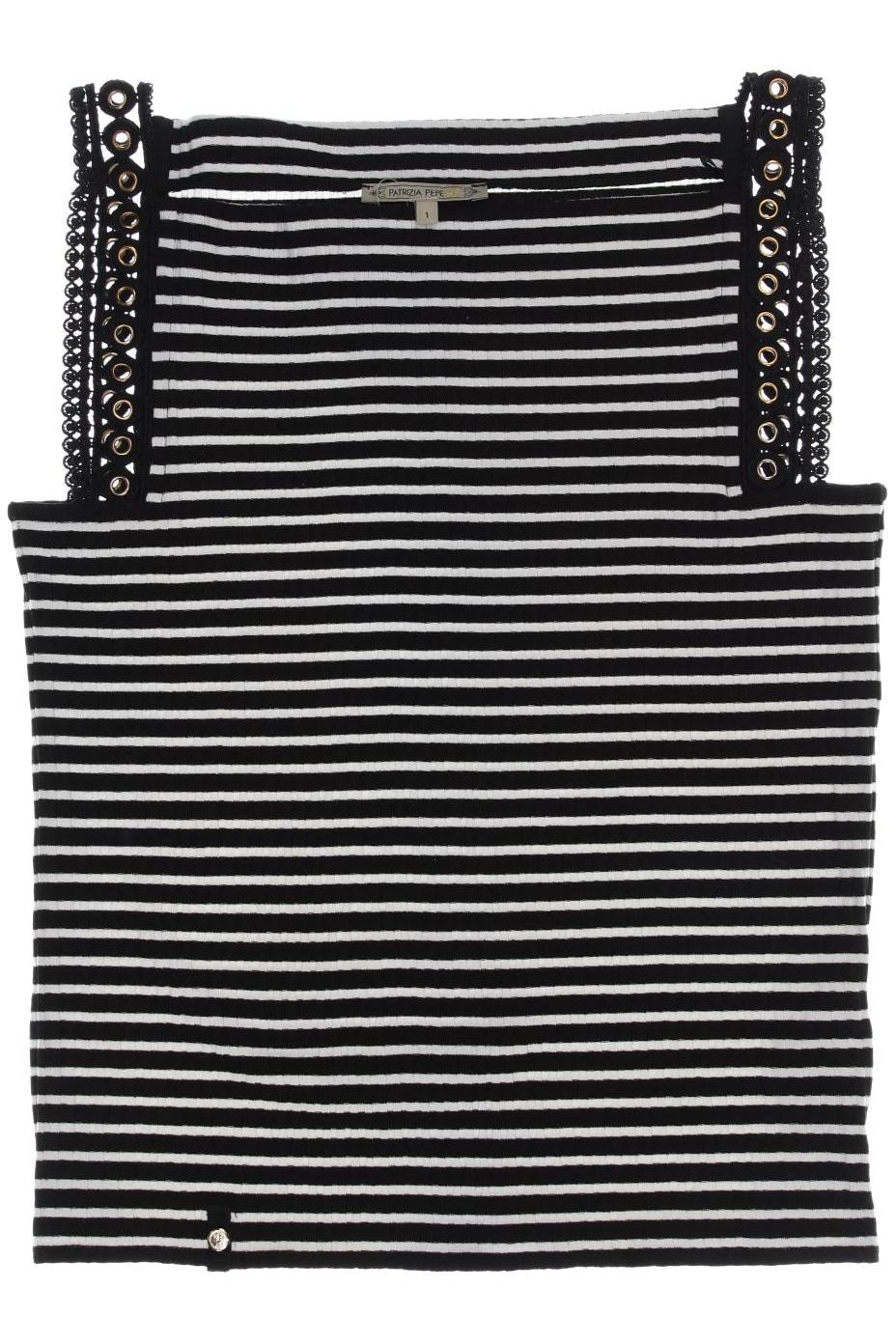 

Patrizia Pepe Damen Top, schwarz, Gr. 34