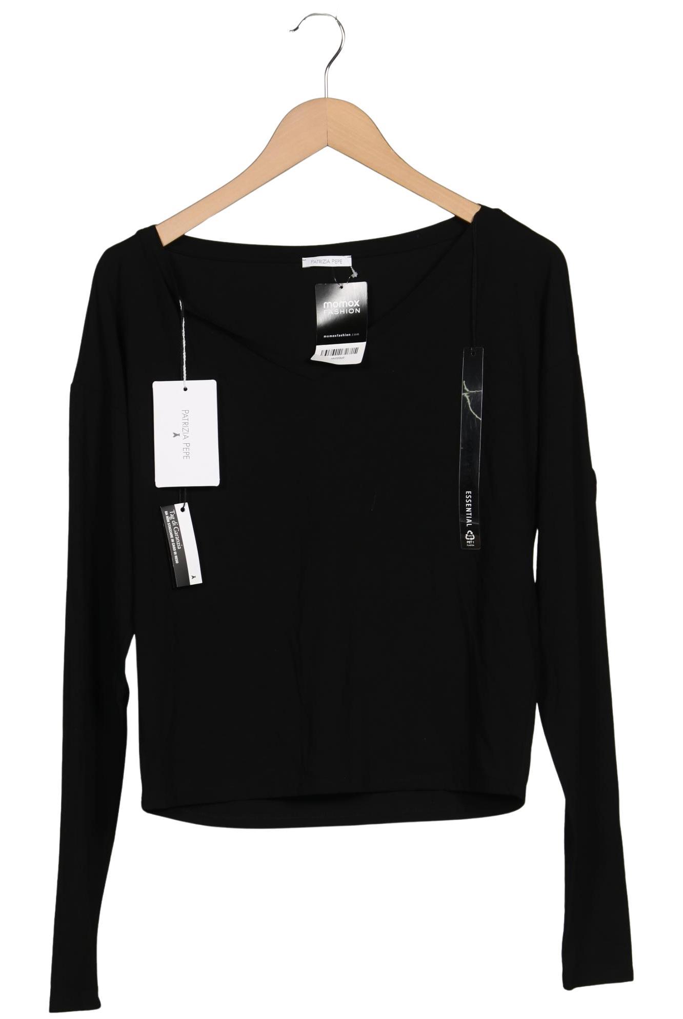 

Patrizia Pepe Damen Langarmshirt, schwarz, Gr. 34