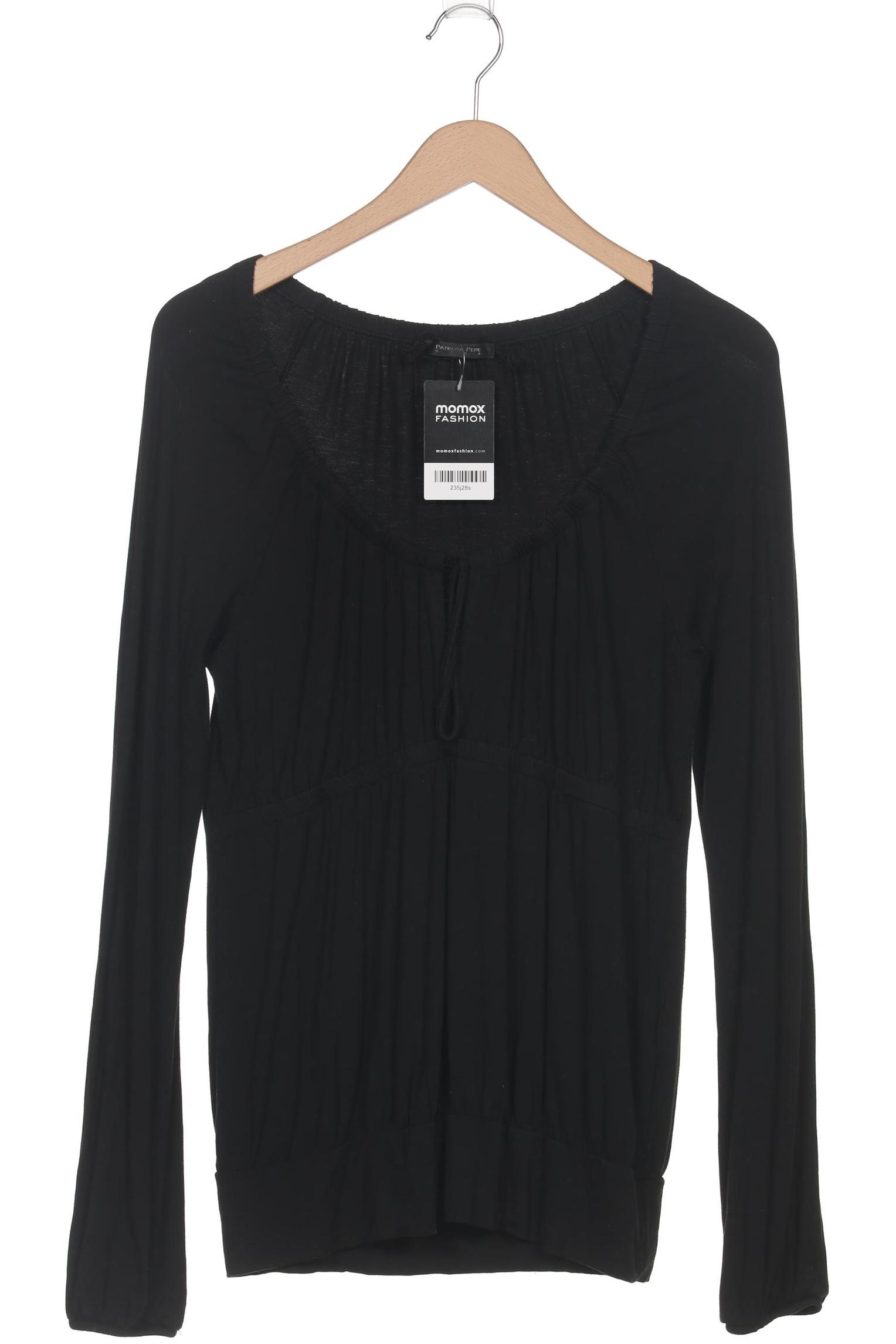 

Patrizia Pepe Damen Langarmshirt, schwarz, Gr. 38