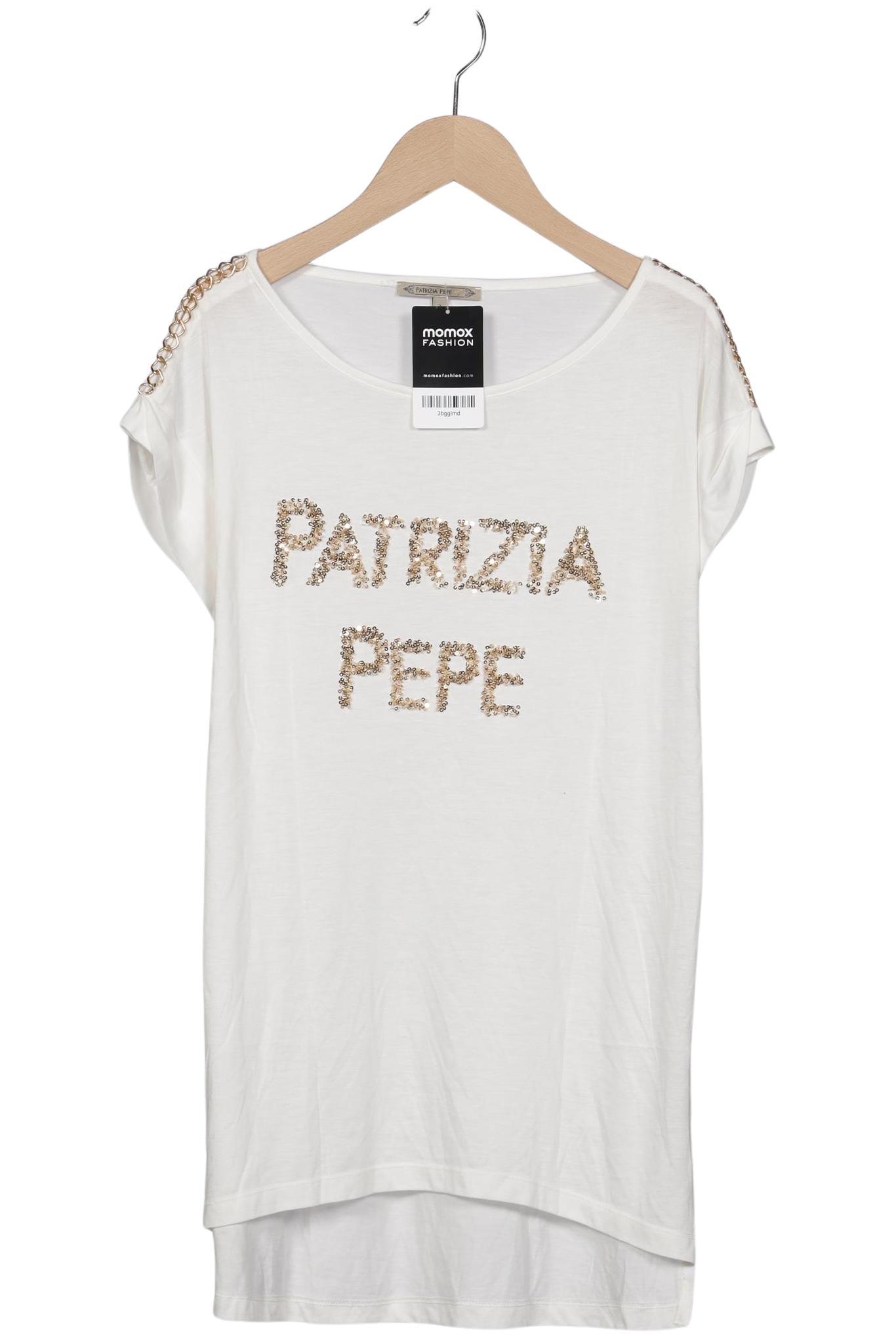 

Patrizia Pepe Damen T-Shirt, weiß, Gr. 36