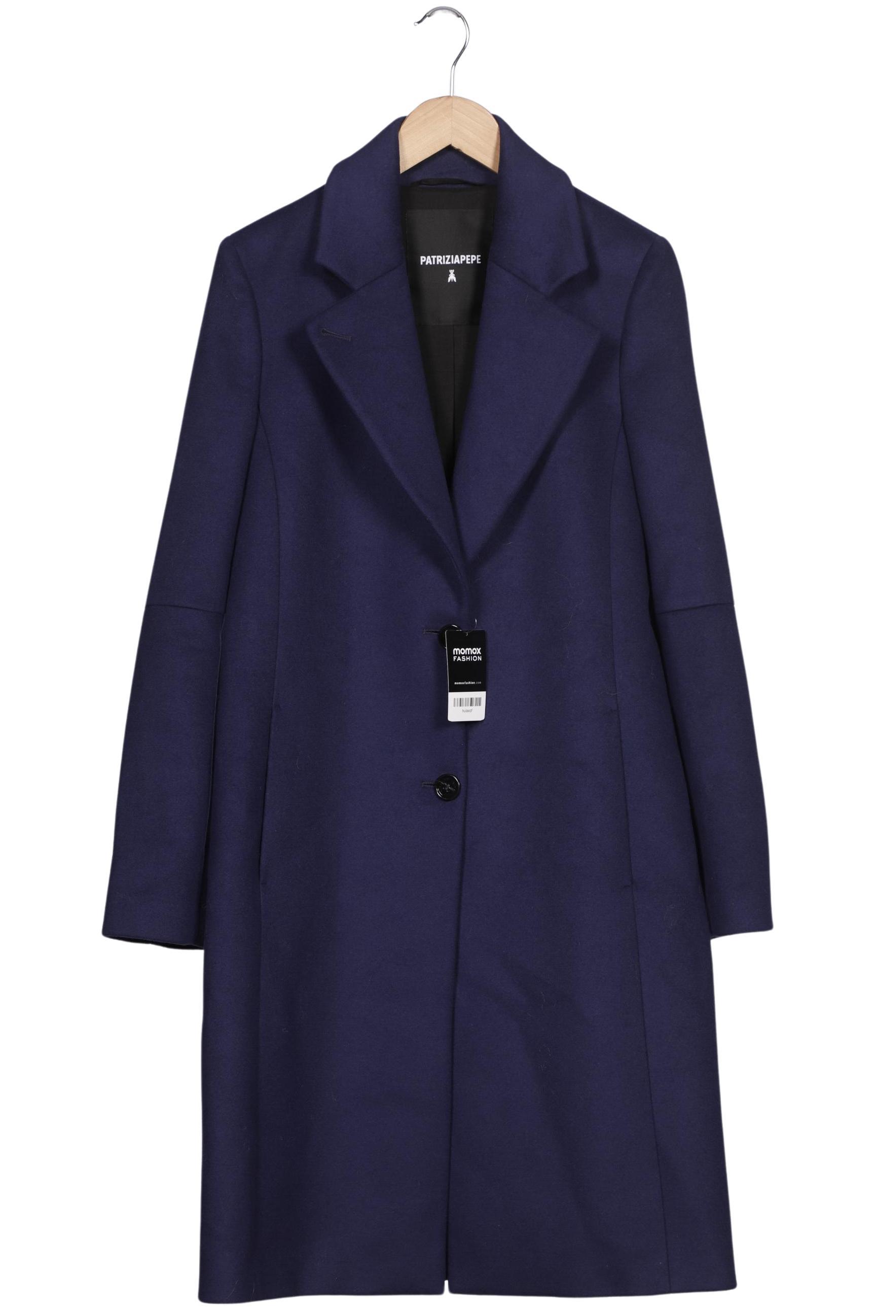 

Patrizia Pepe Damen Mantel, marineblau, Gr. 46