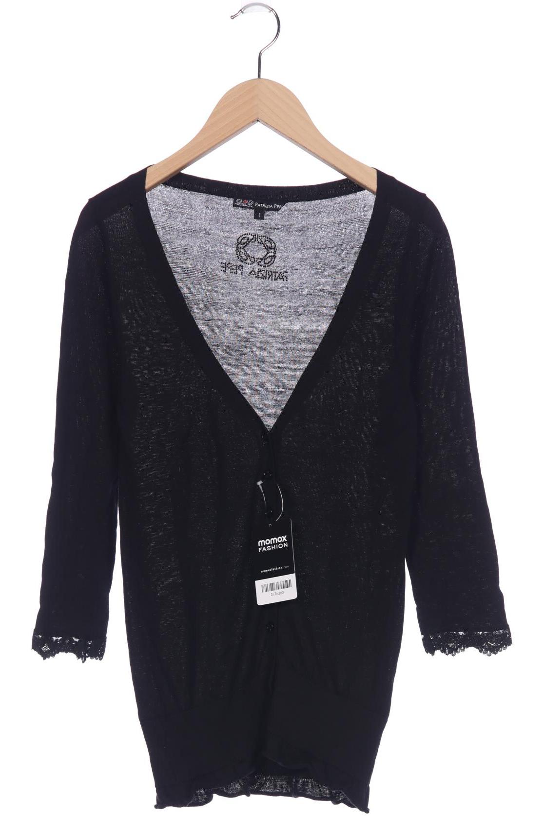 

Patrizia Pepe Damen Strickjacke, schwarz, Gr. 34