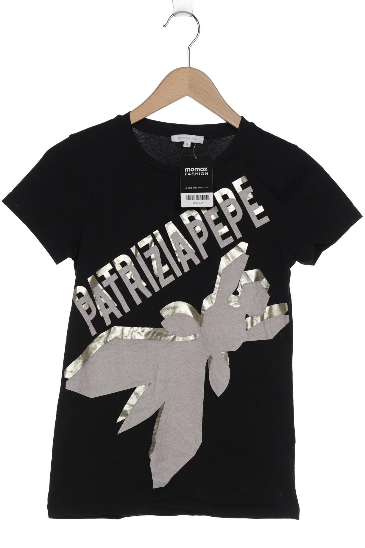 

Patrizia Pepe Damen T-Shirt, schwarz, Gr. 32