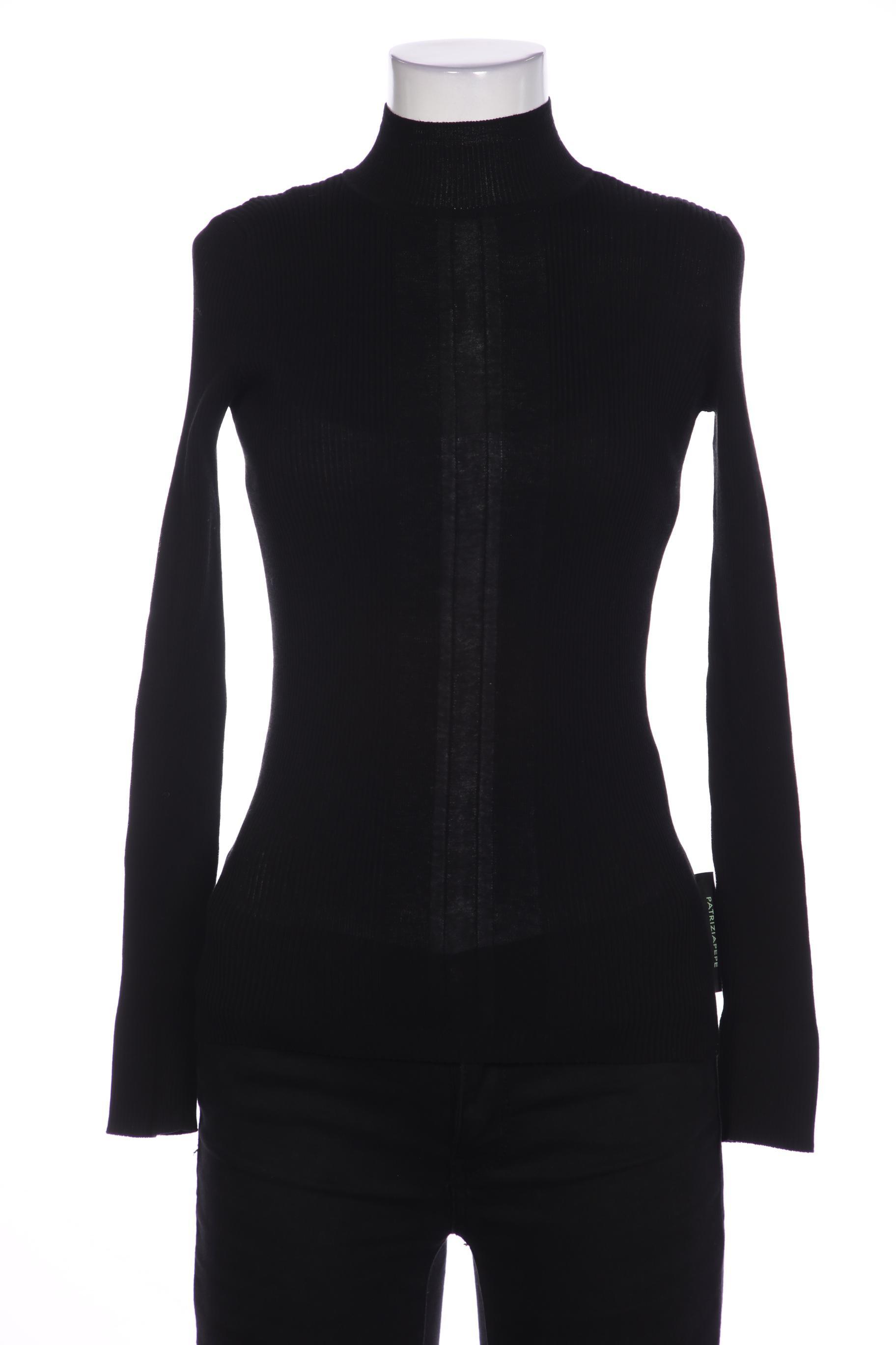 

Patrizia Pepe Damen Pullover, schwarz, Gr. 34