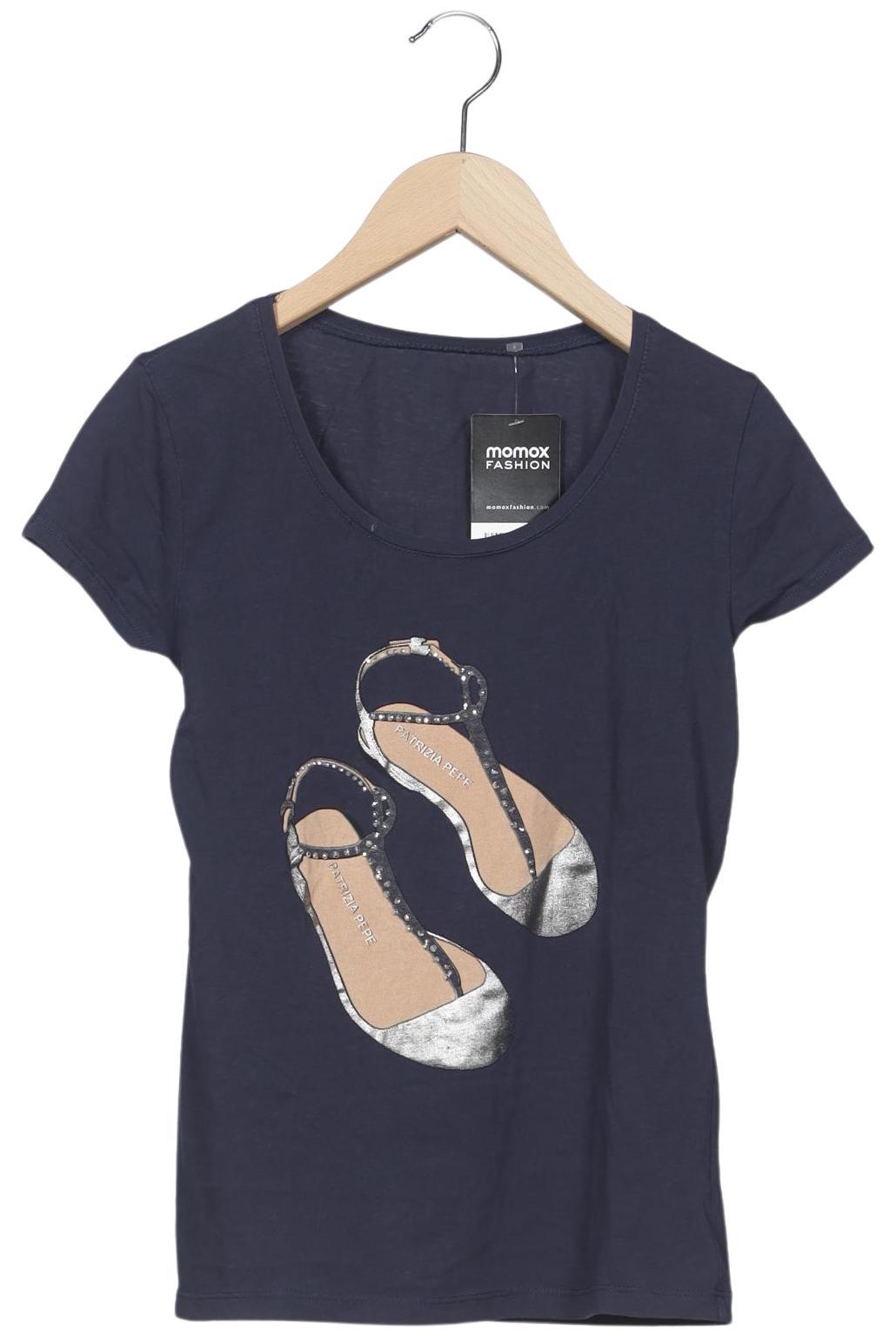 

Patrizia Pepe Damen T-Shirt, marineblau, Gr. 36