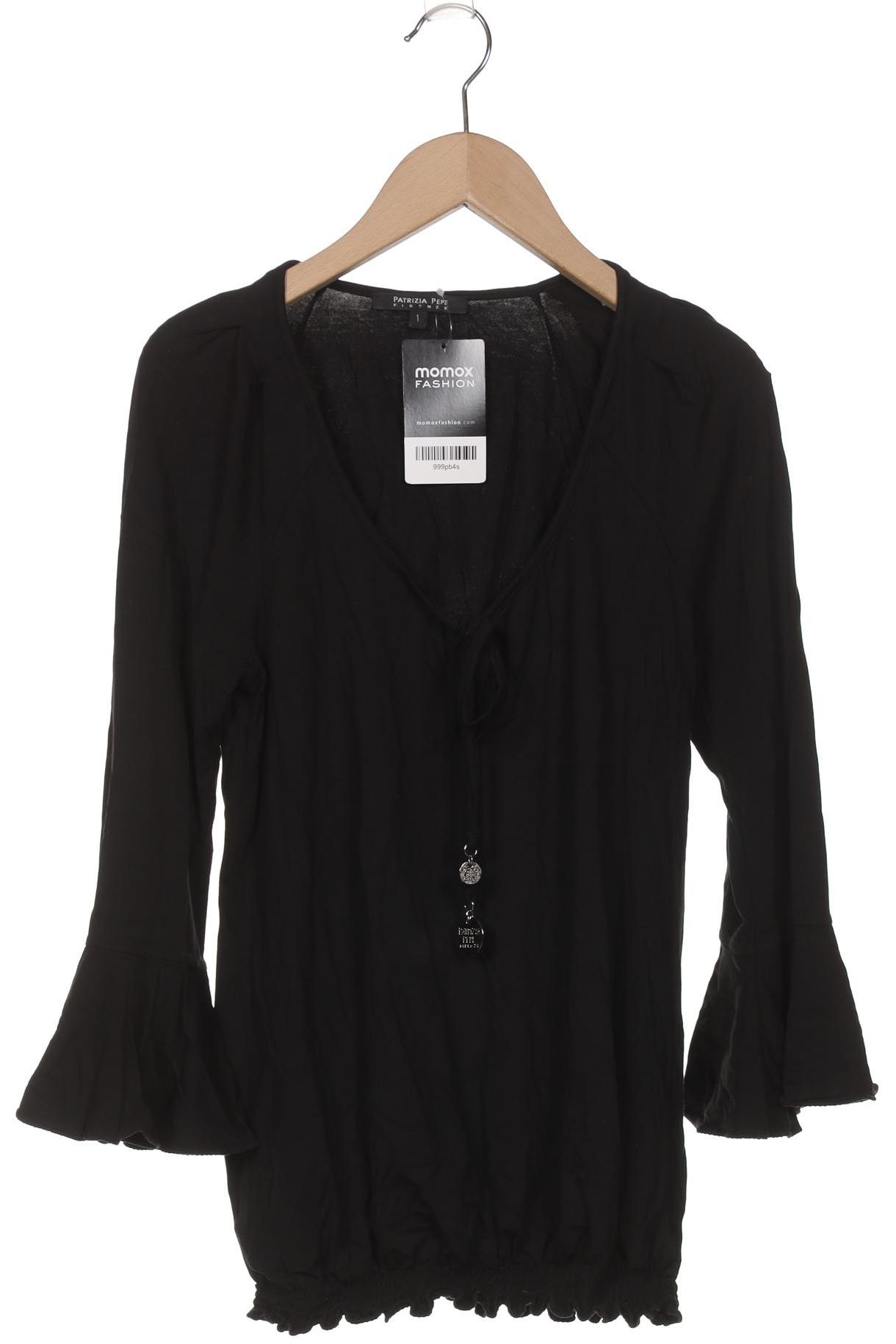 

Patrizia Pepe Damen Langarmshirt, schwarz, Gr. 34