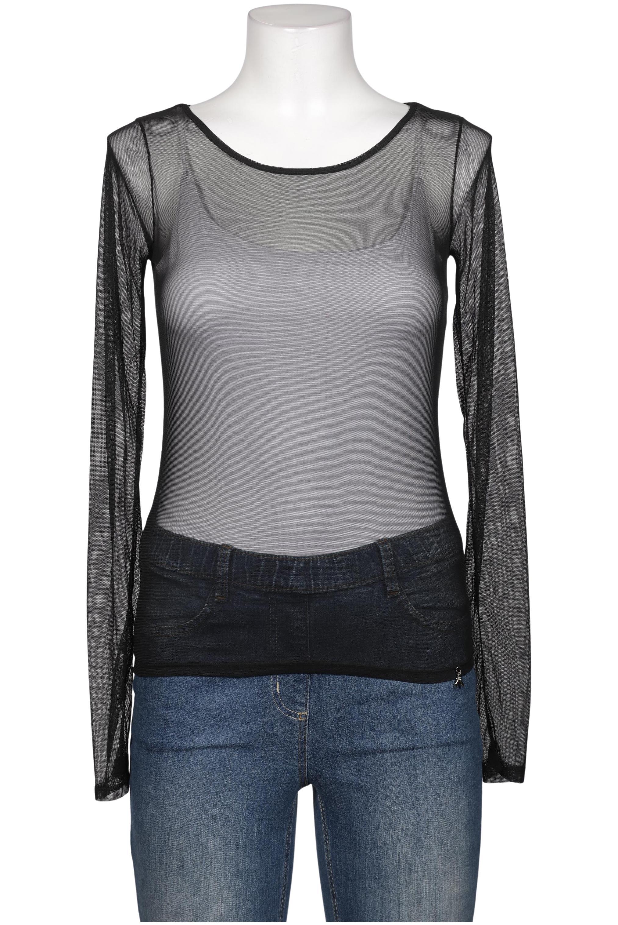 

Patrizia Pepe Damen Langarmshirt, schwarz, Gr. 38