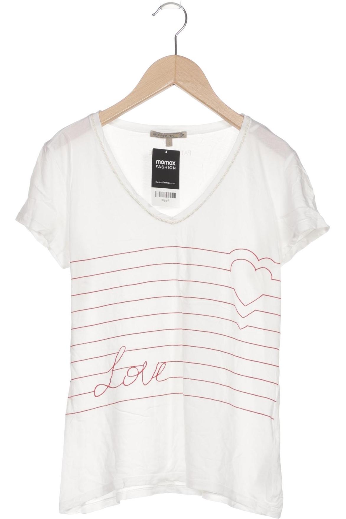 

Patrizia Pepe Damen T-Shirt, weiß, Gr. 32