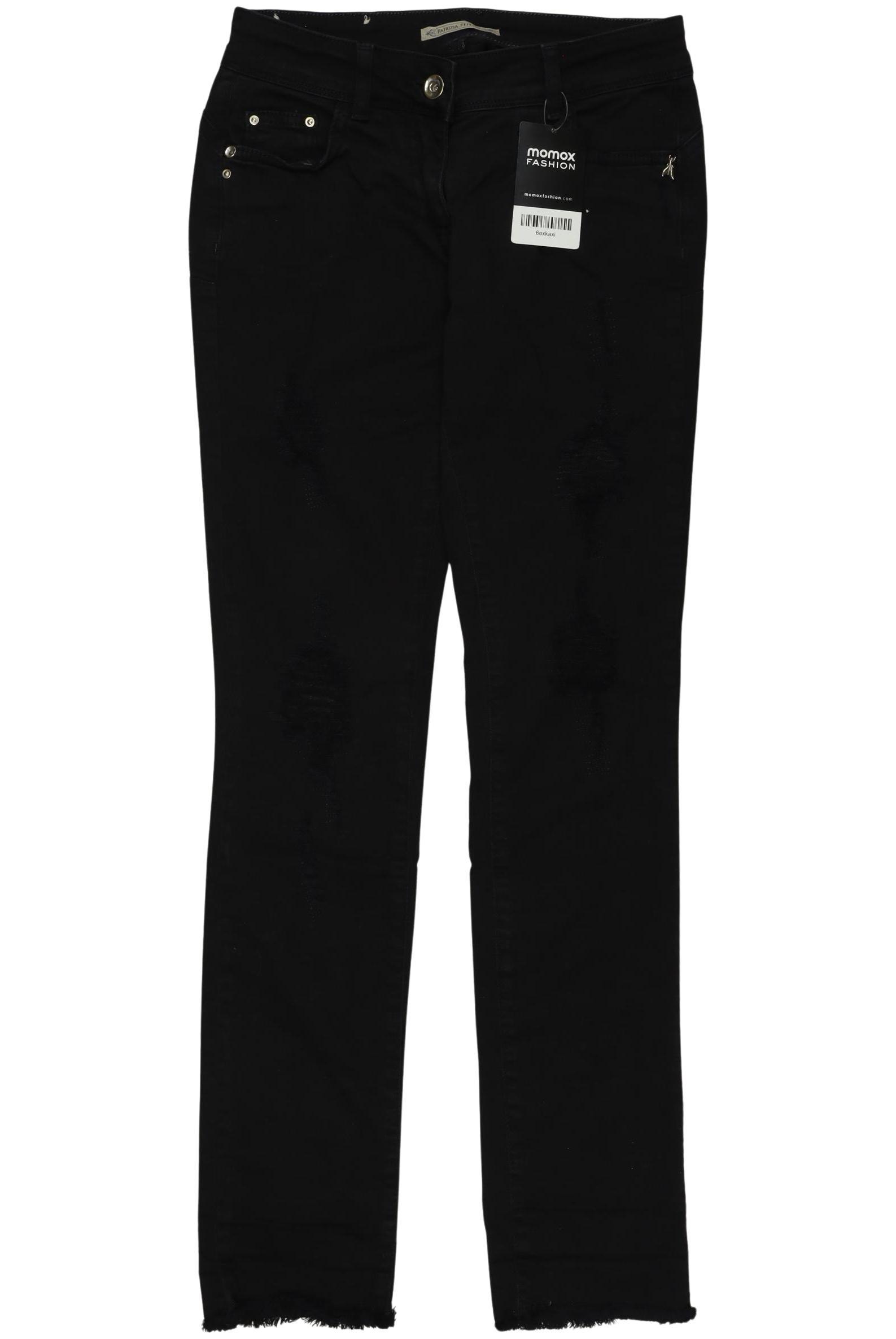 

Patrizia Pepe Damen Jeans, schwarz, Gr. 26